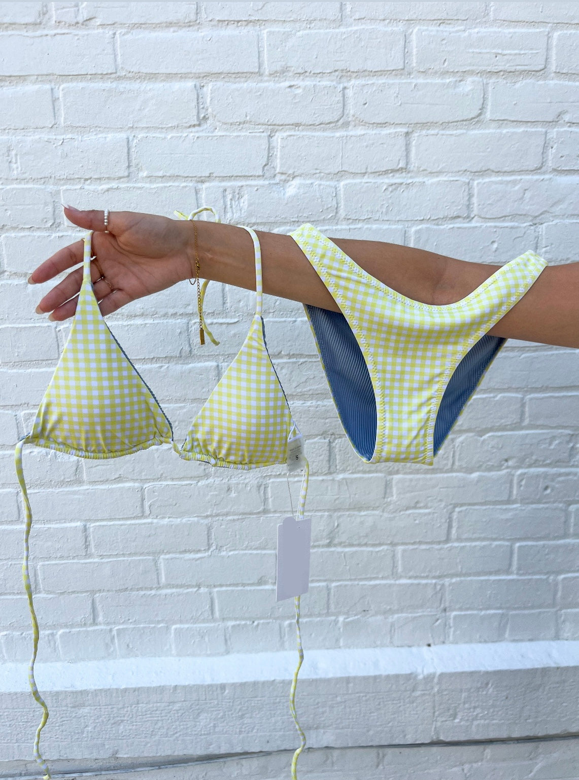 Blueberry Lemonade Reversible Bikini Set