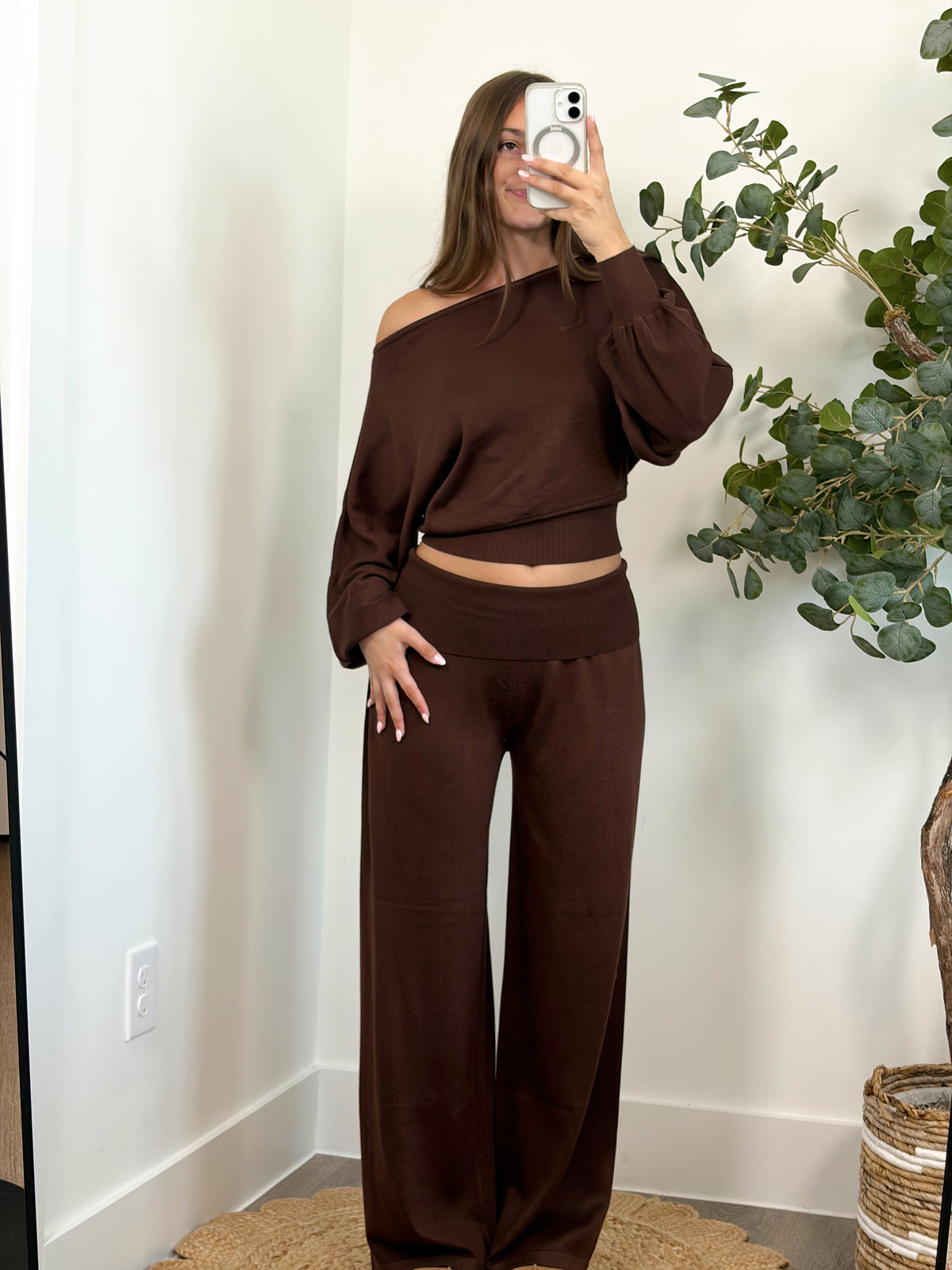 Maple Fold Over Pant Set