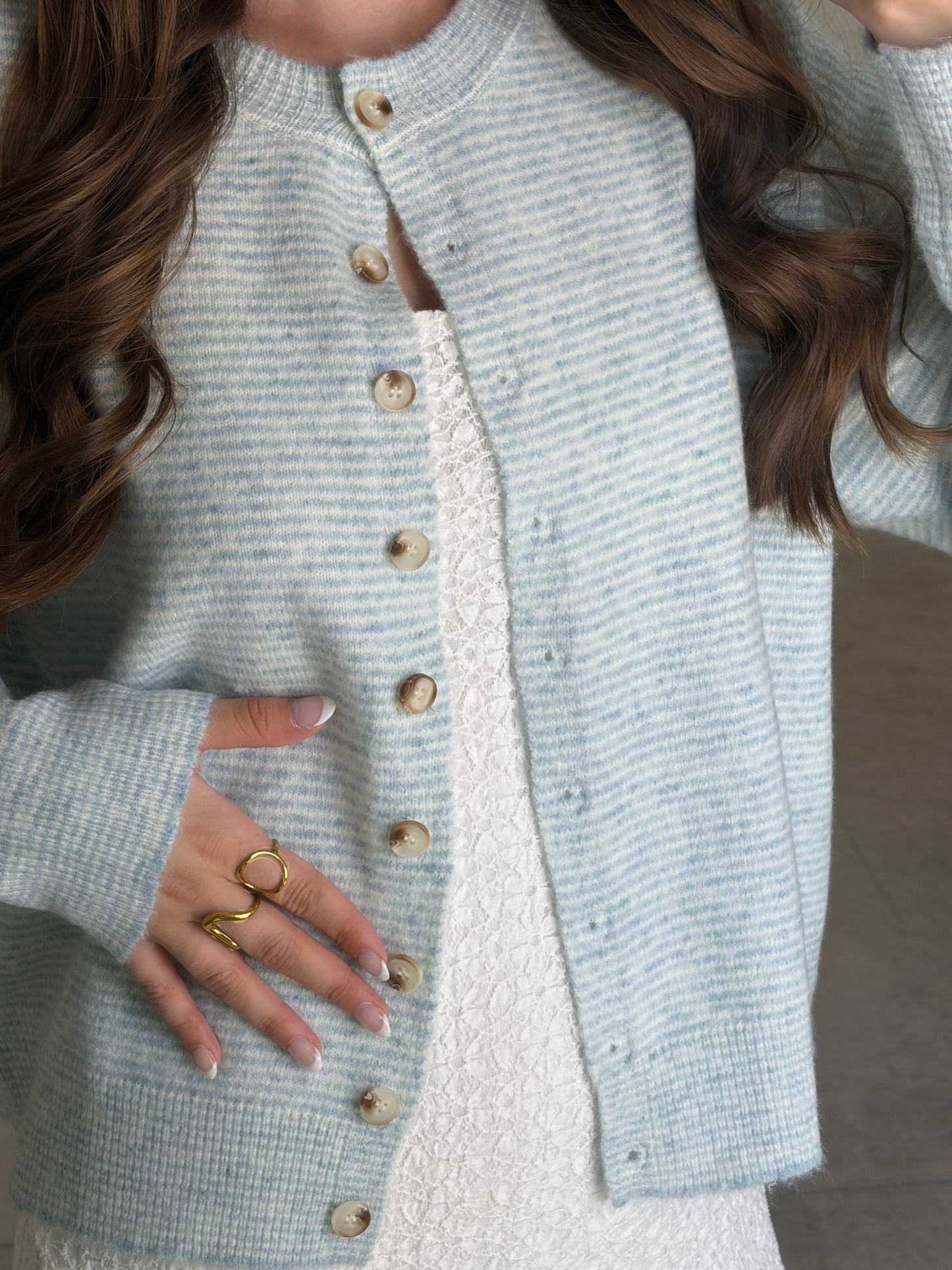 Saltwater Stripe Cardigan
