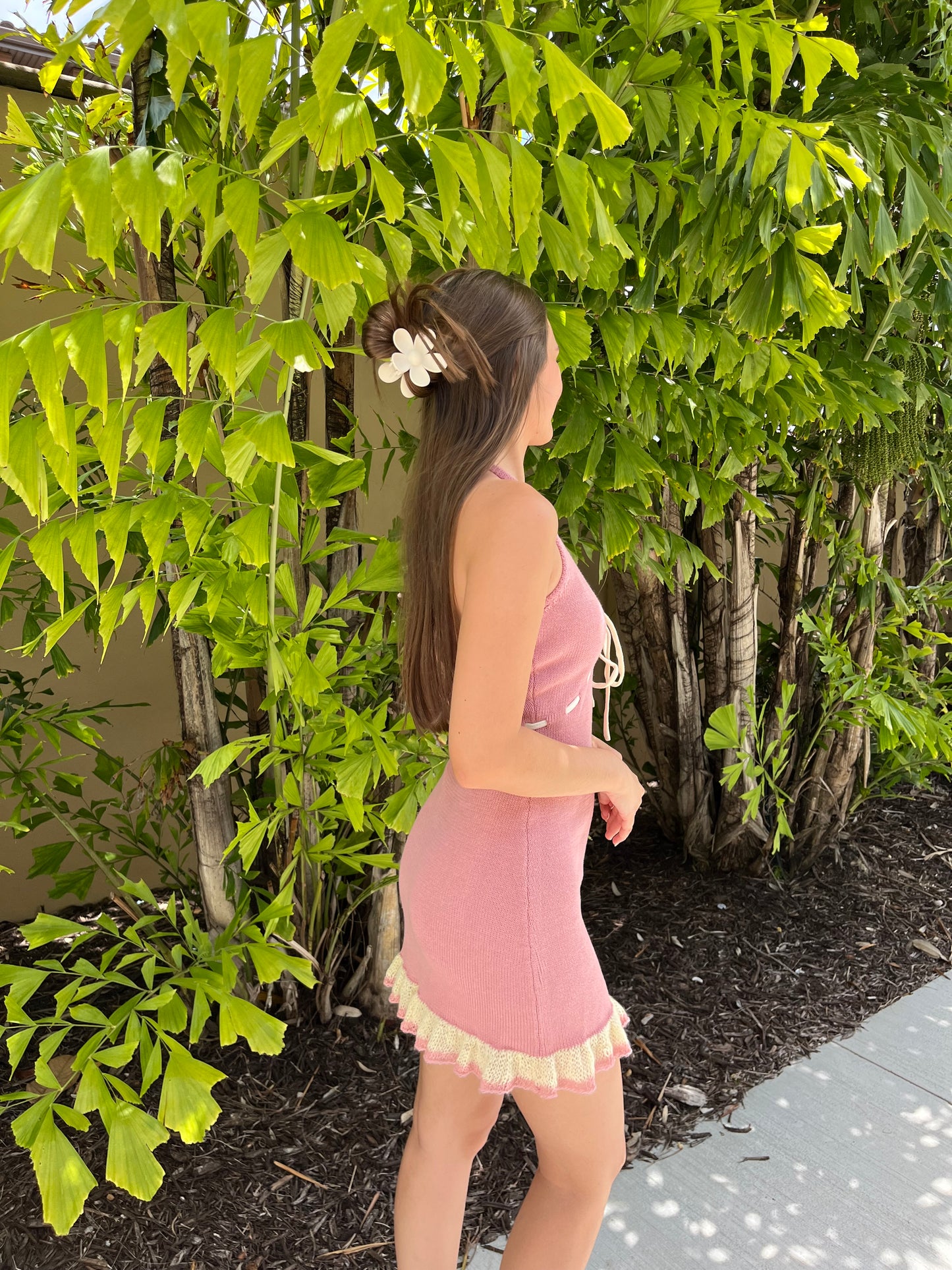 Paradise Knit Halter Dress