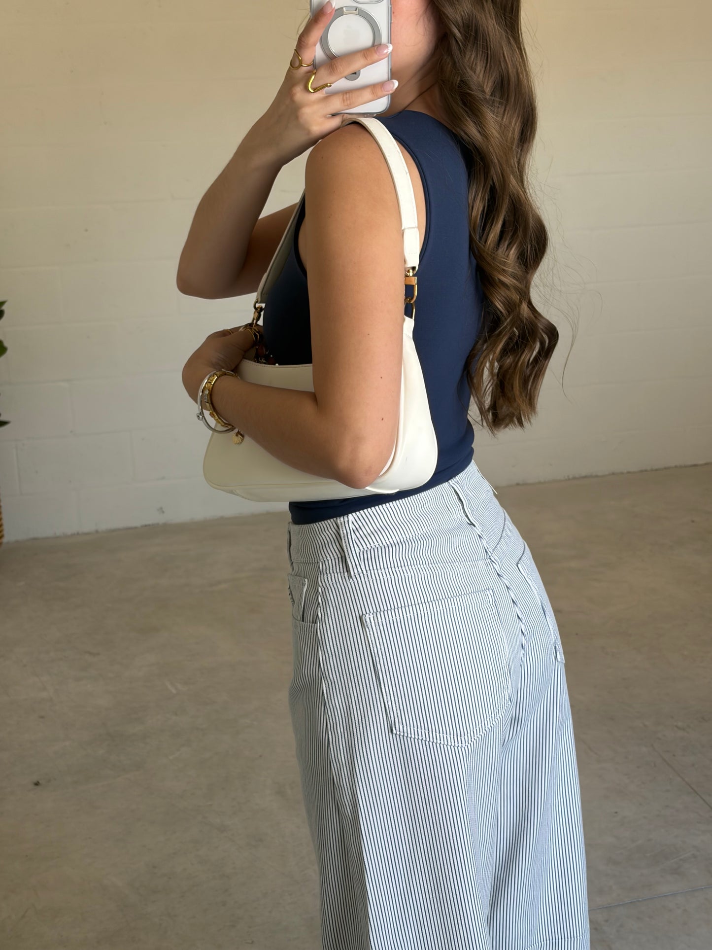 Navy Seamless Tank