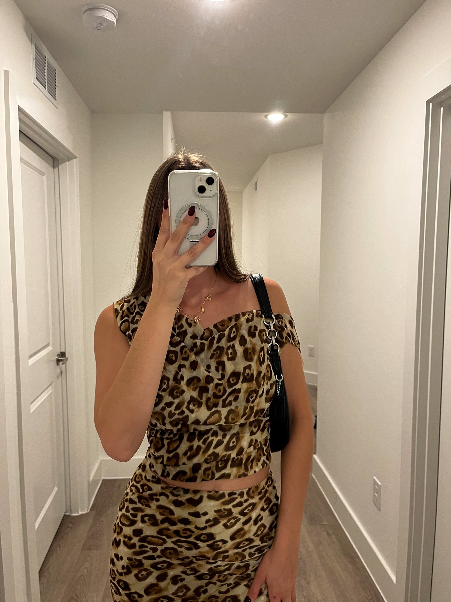 Cheetah Girl Maxi Skirt Set