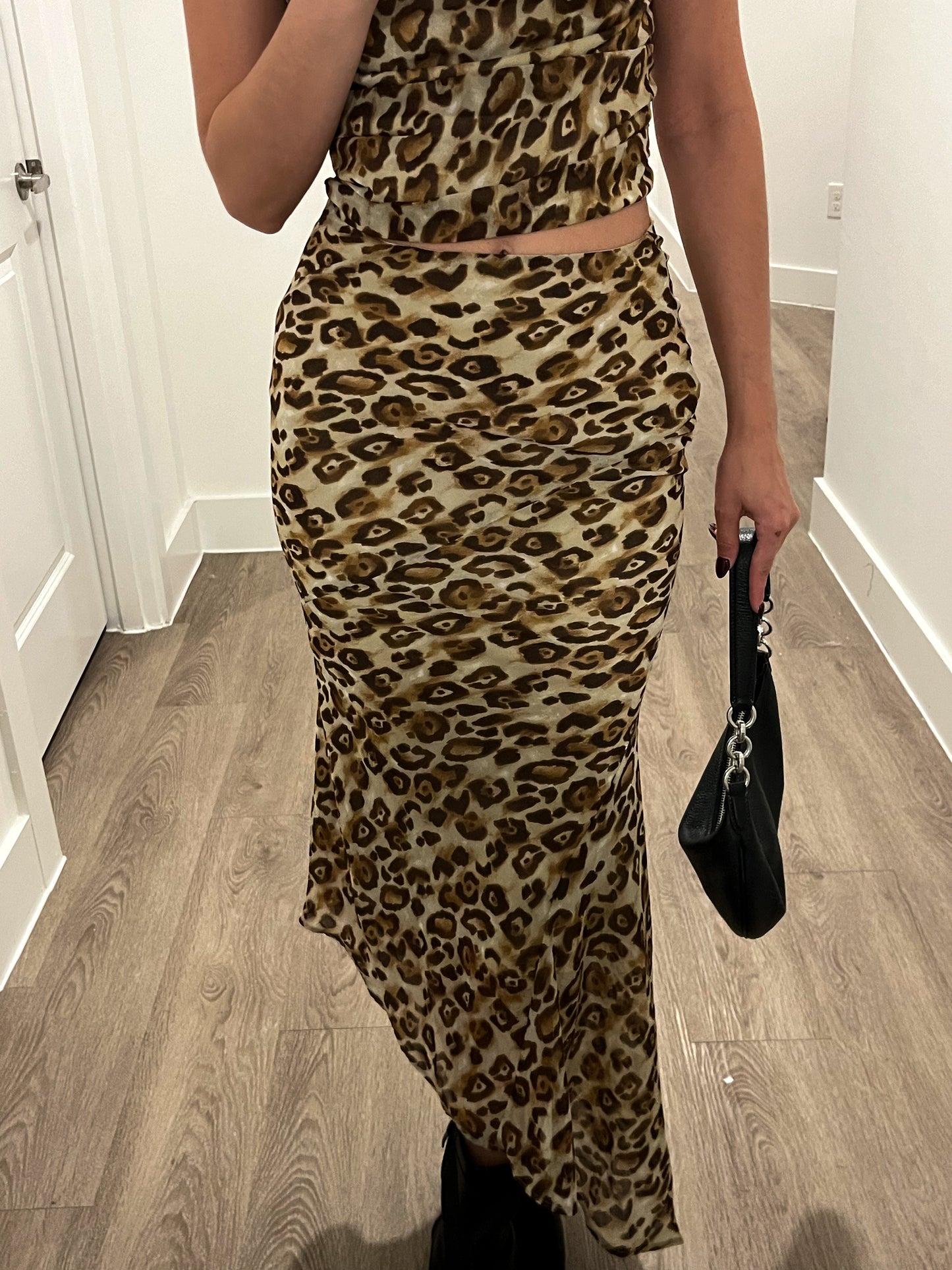 Cheetah Girl Maxi Skirt Set