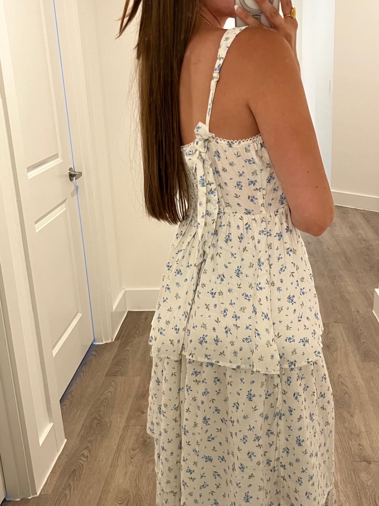 Flirty in Florals Tiered Dress