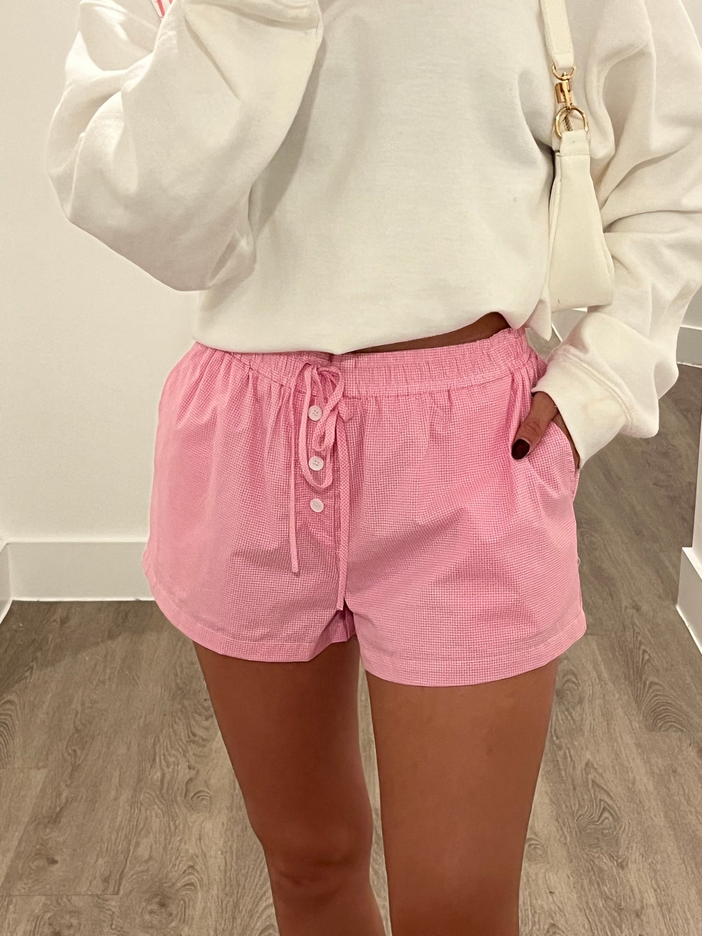 Not your Boyfriends Boxer Short Pink