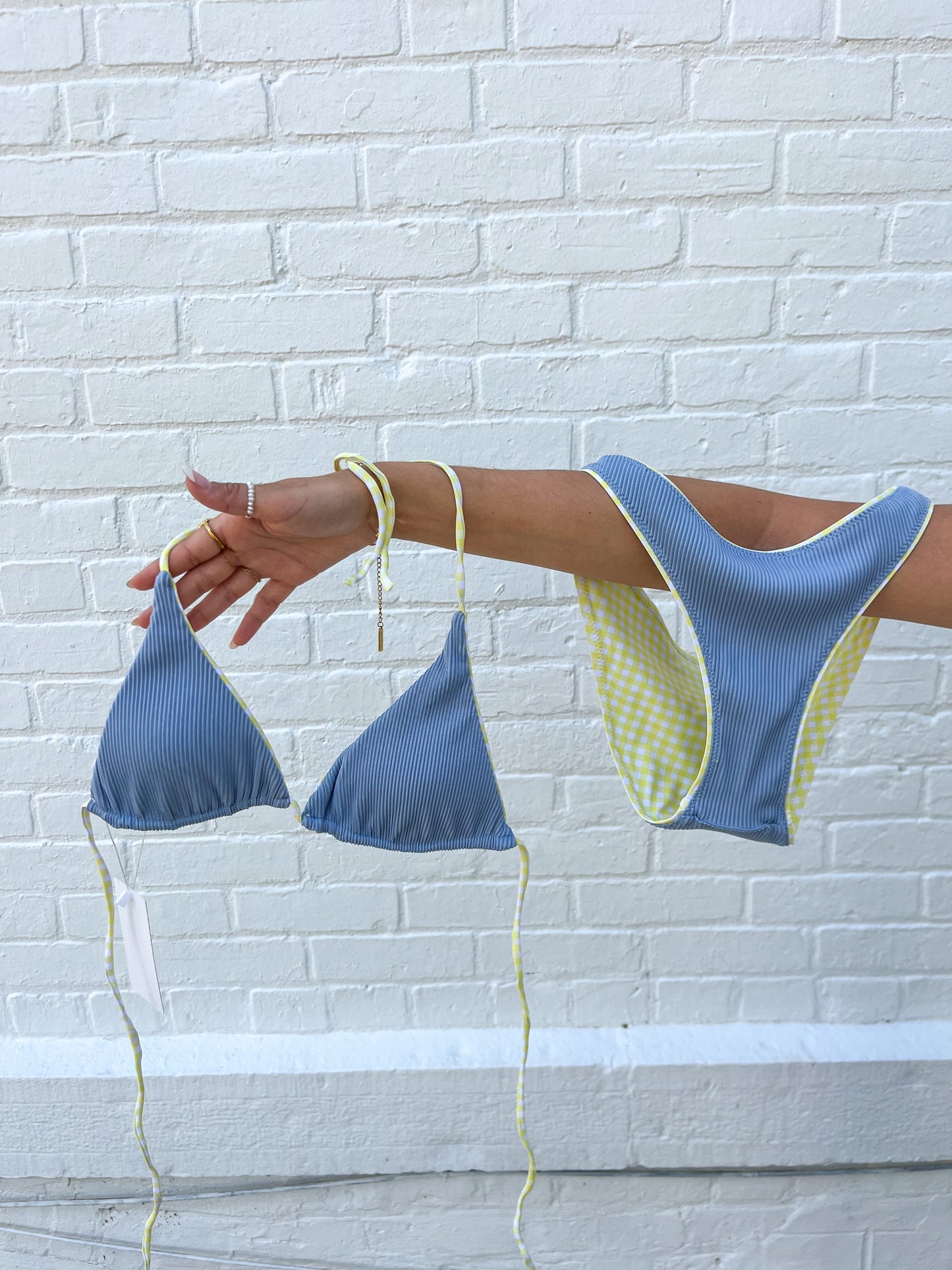 Blueberry Lemonade Reversible Bikini Set