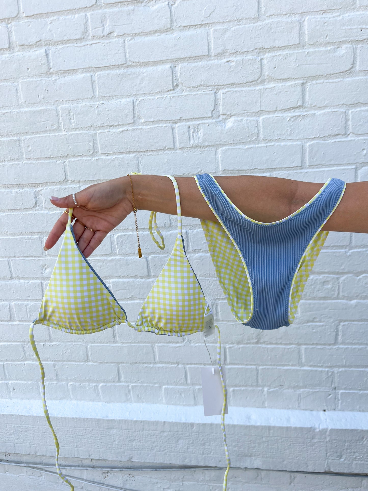 Blueberry Lemonade Reversible Bikini Set