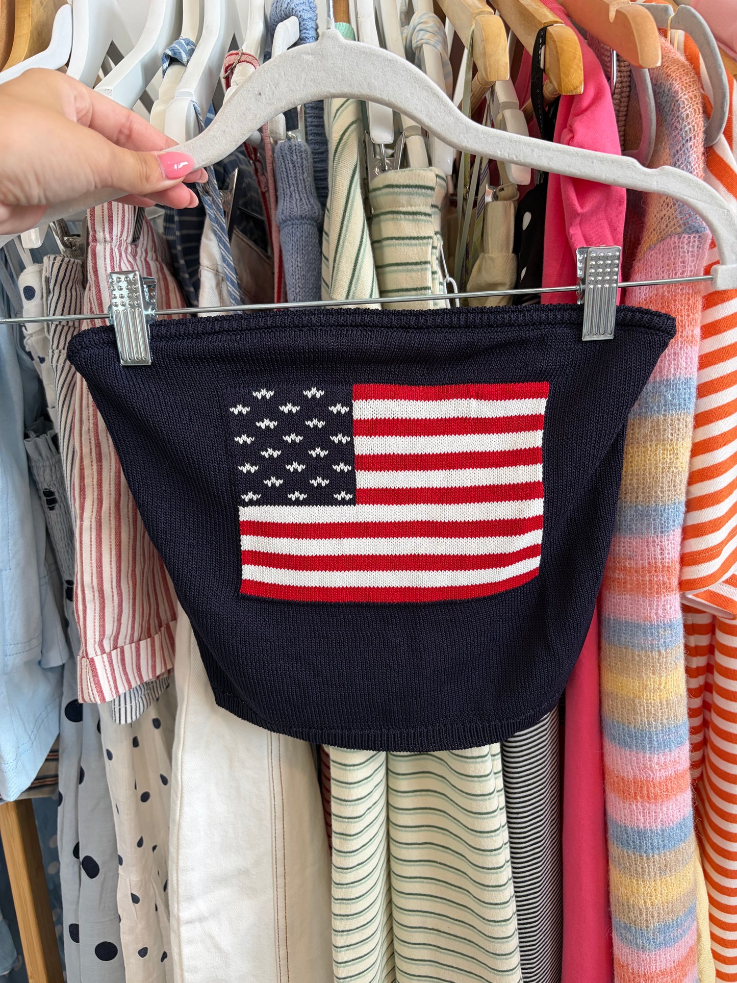 USA Knit Tube Top