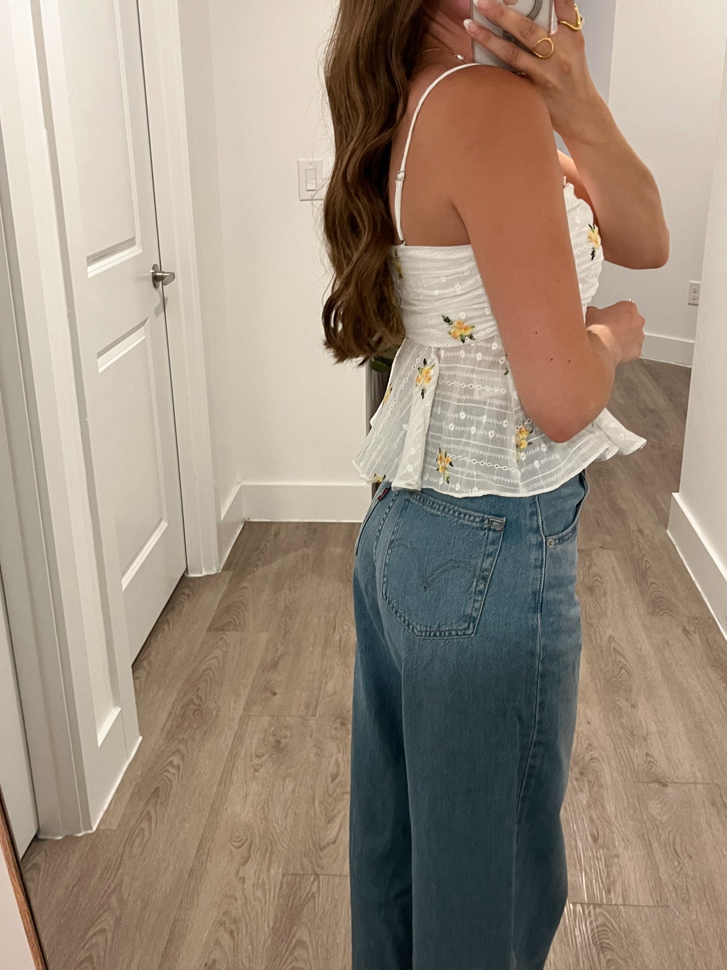 Sunflower Removable Strap Top