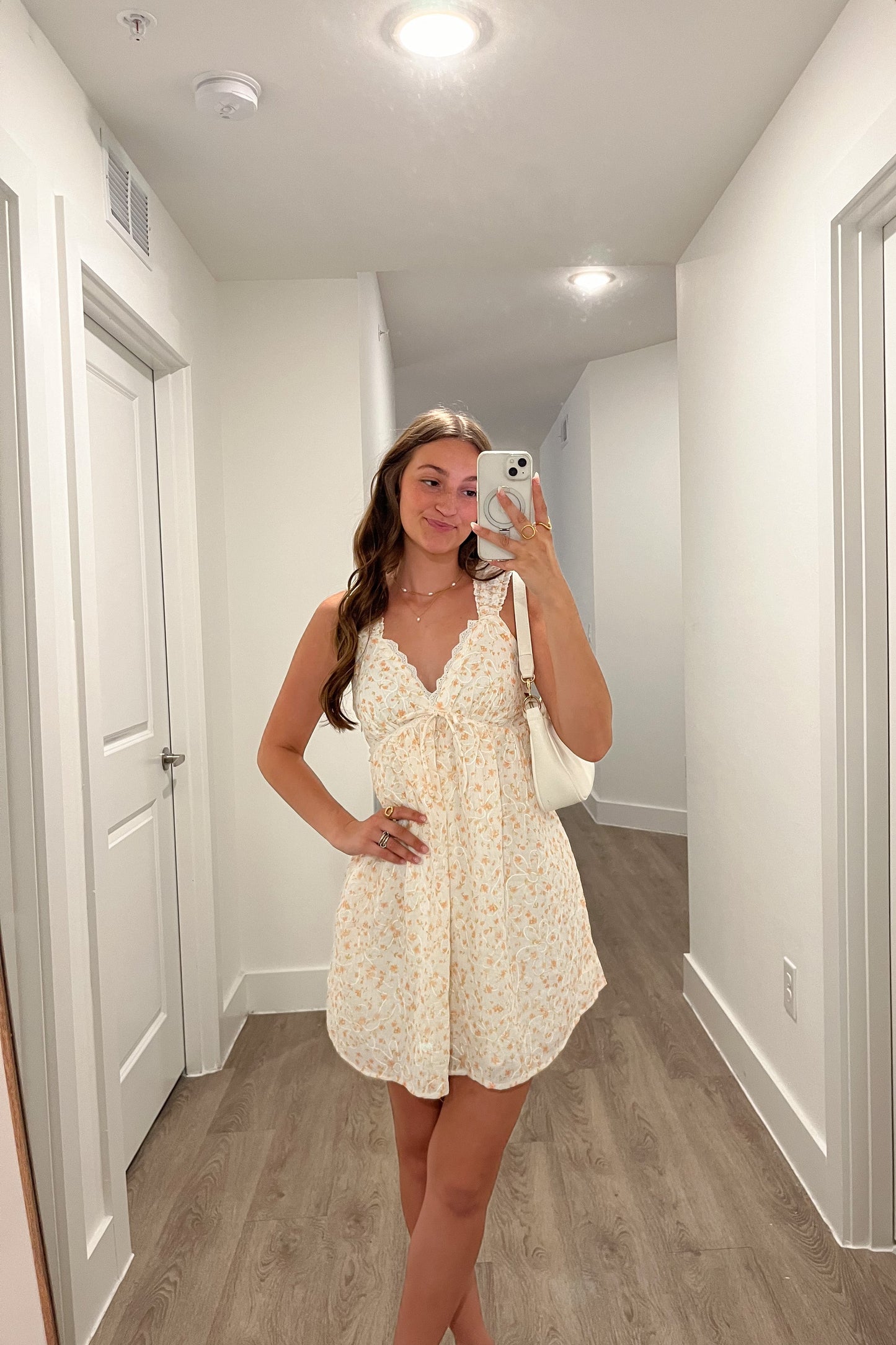 Peachy Petals Dress
