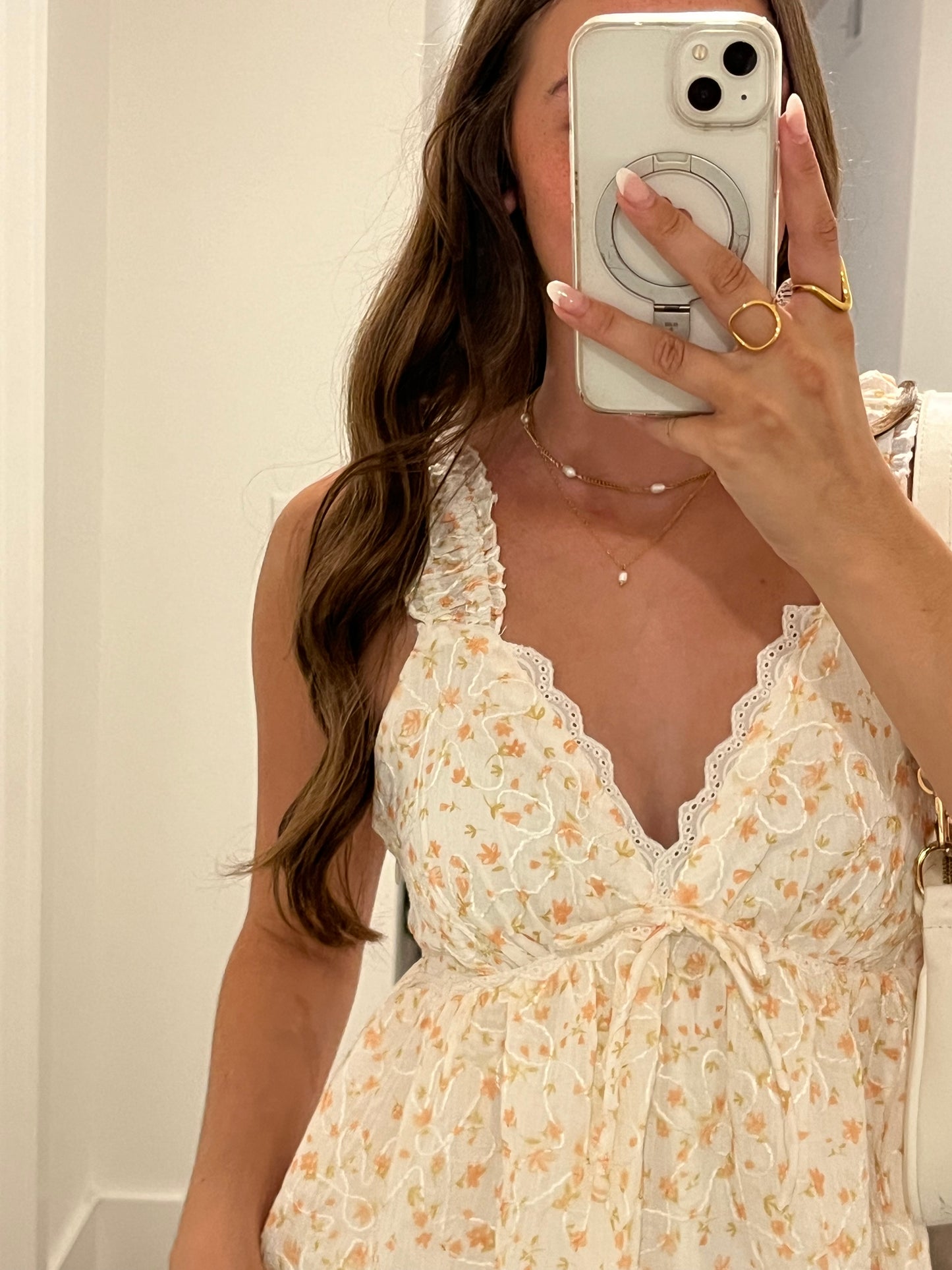 Peachy Petals Dress