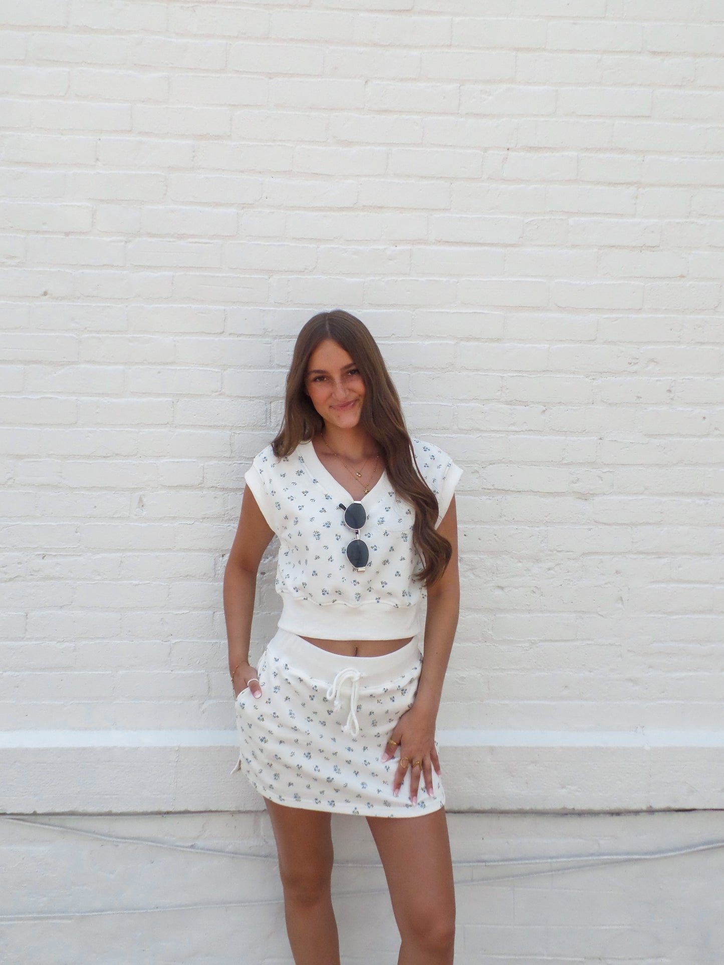 Morning Bloom Skirt Set