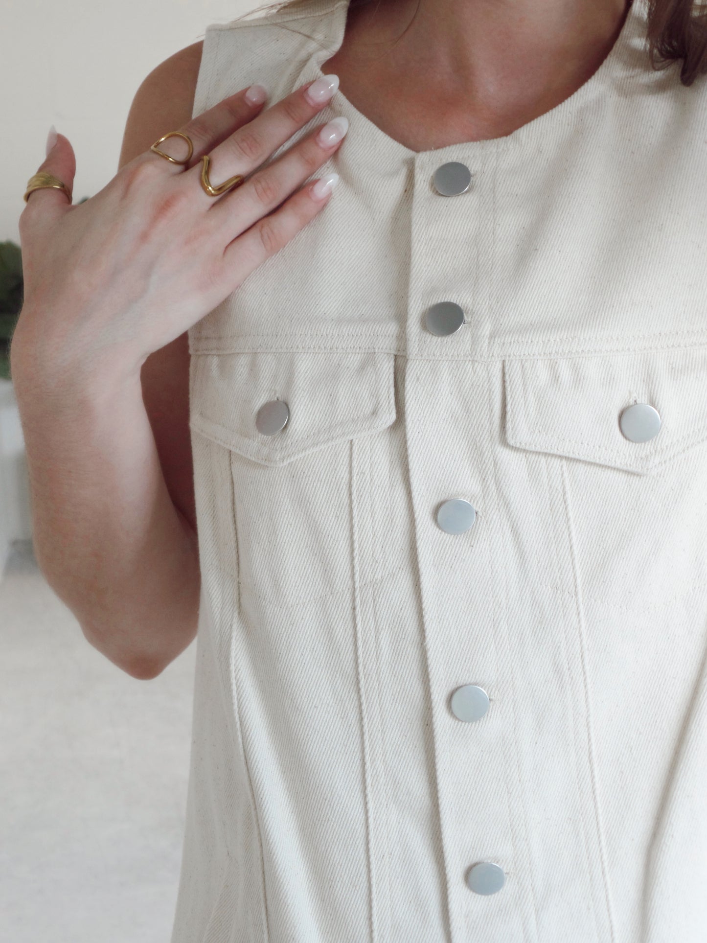 Crisp Air Denim Dress