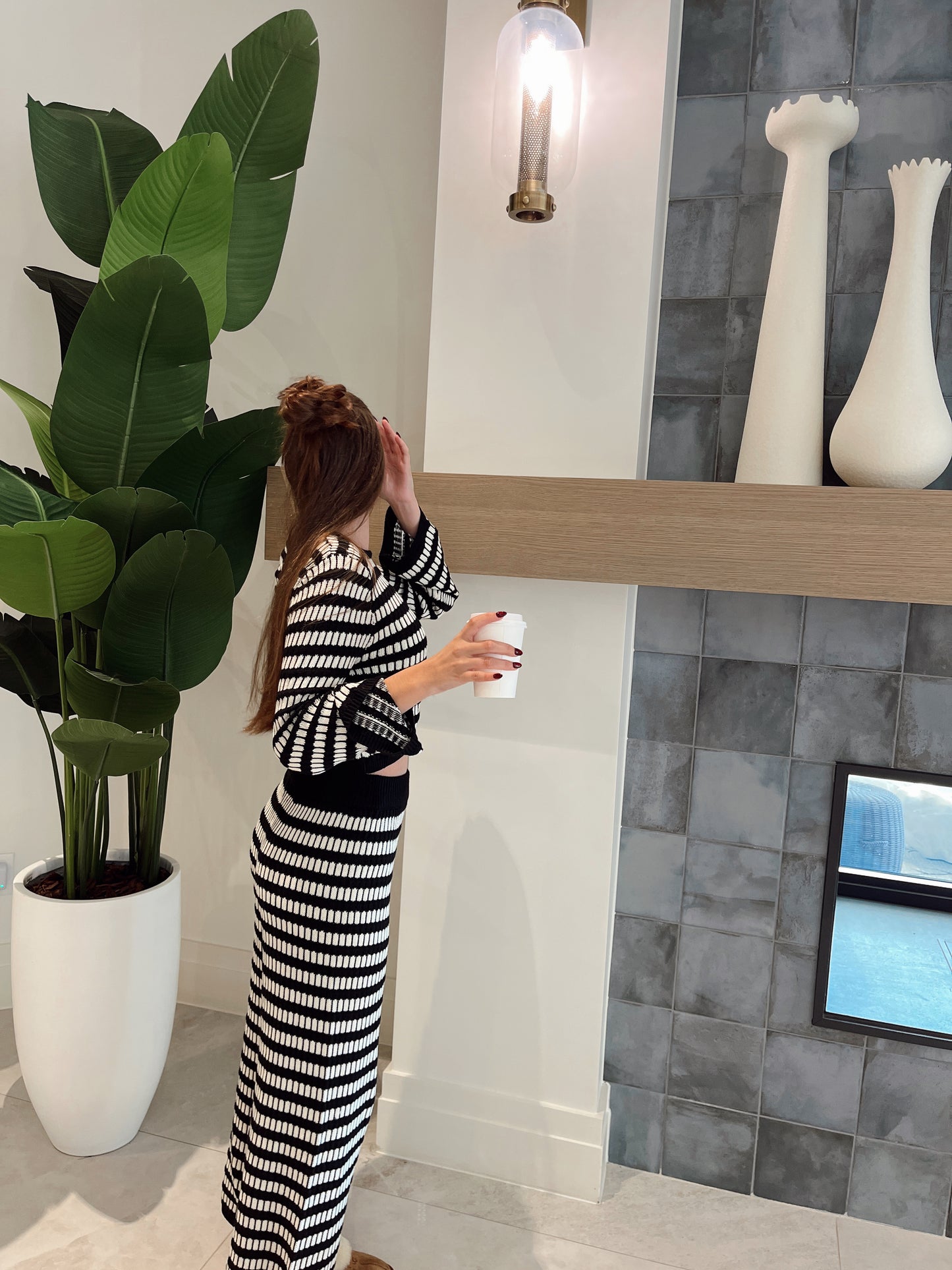 Cozy girl Stripe Set