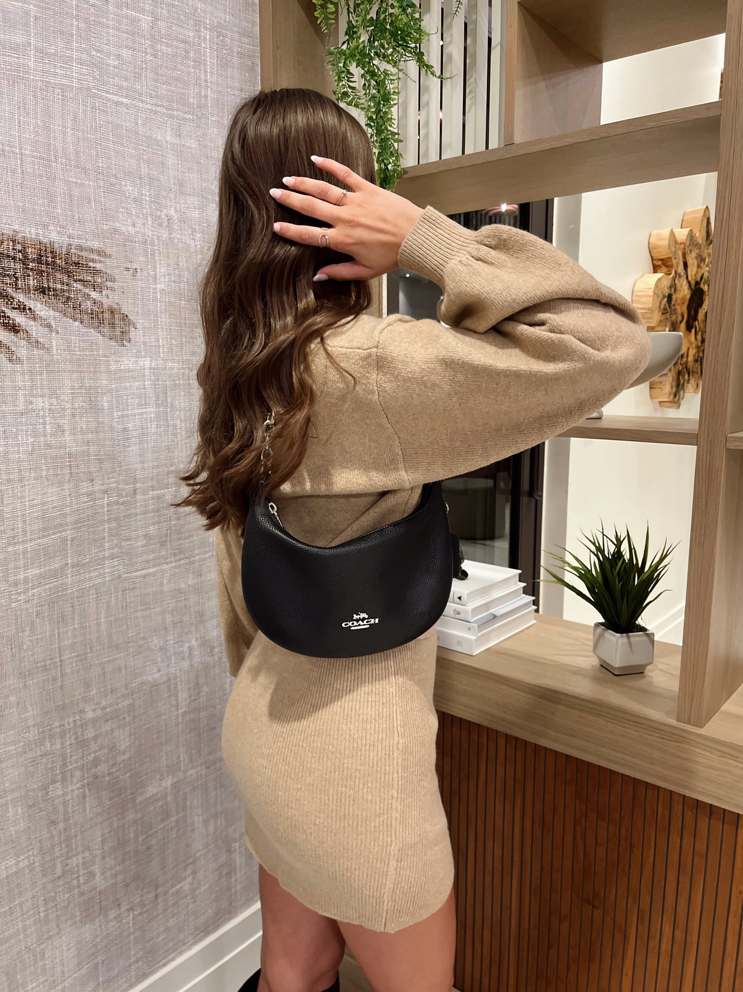 Boat Neck Sweater Dress