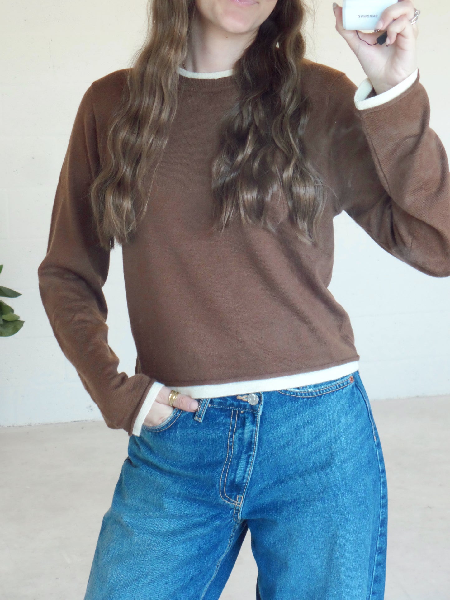 Mocha Cream Layer Top