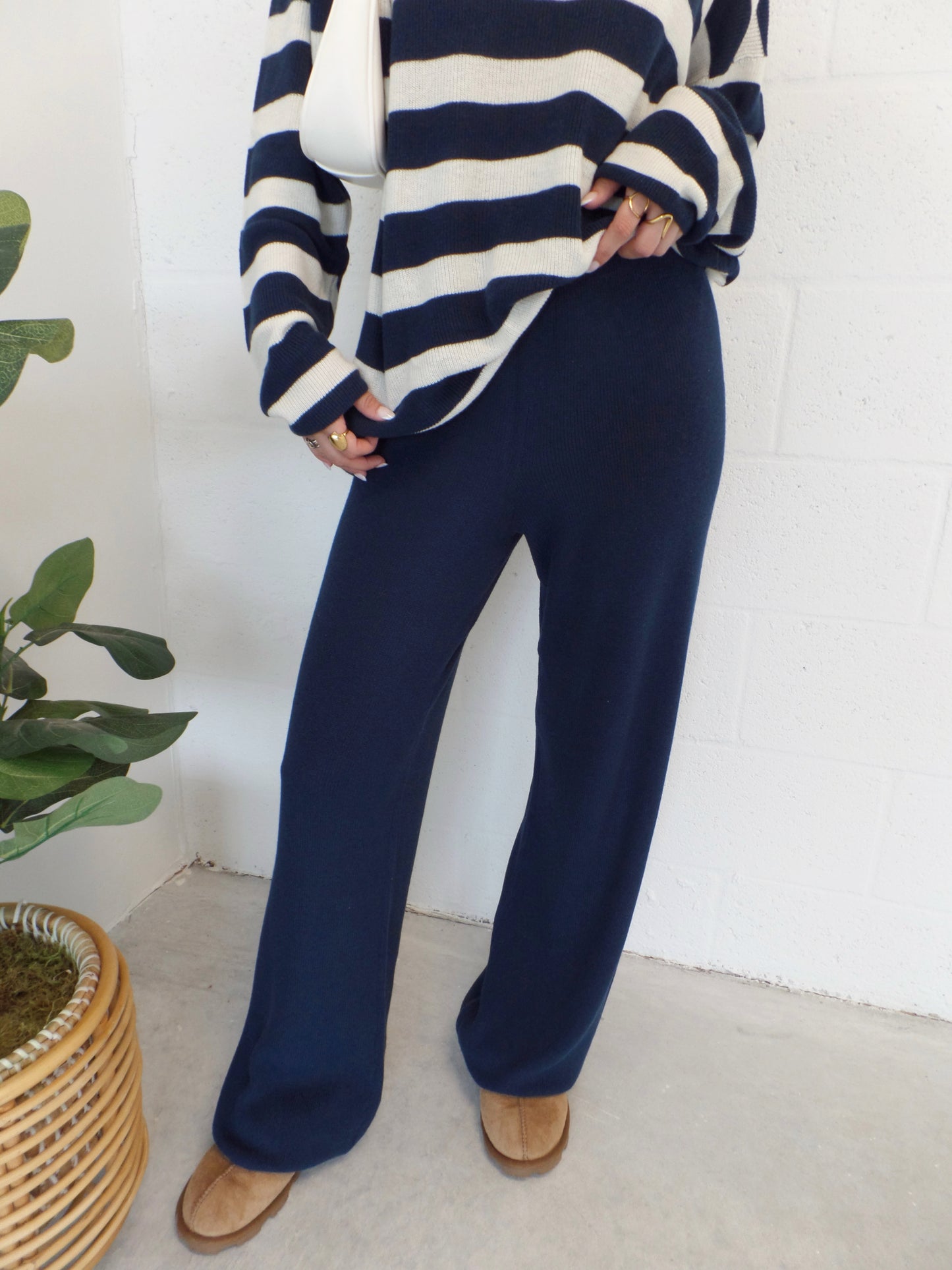 Fall Evenings Knit Stripe Set