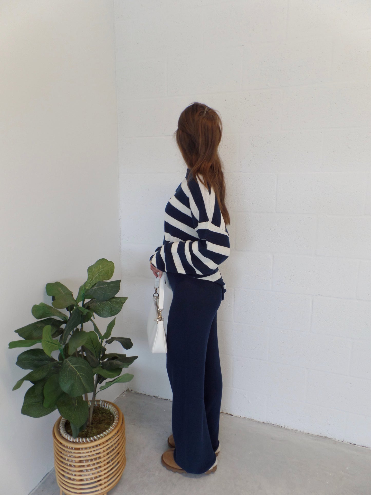 Fall Evenings Knit Stripe Set