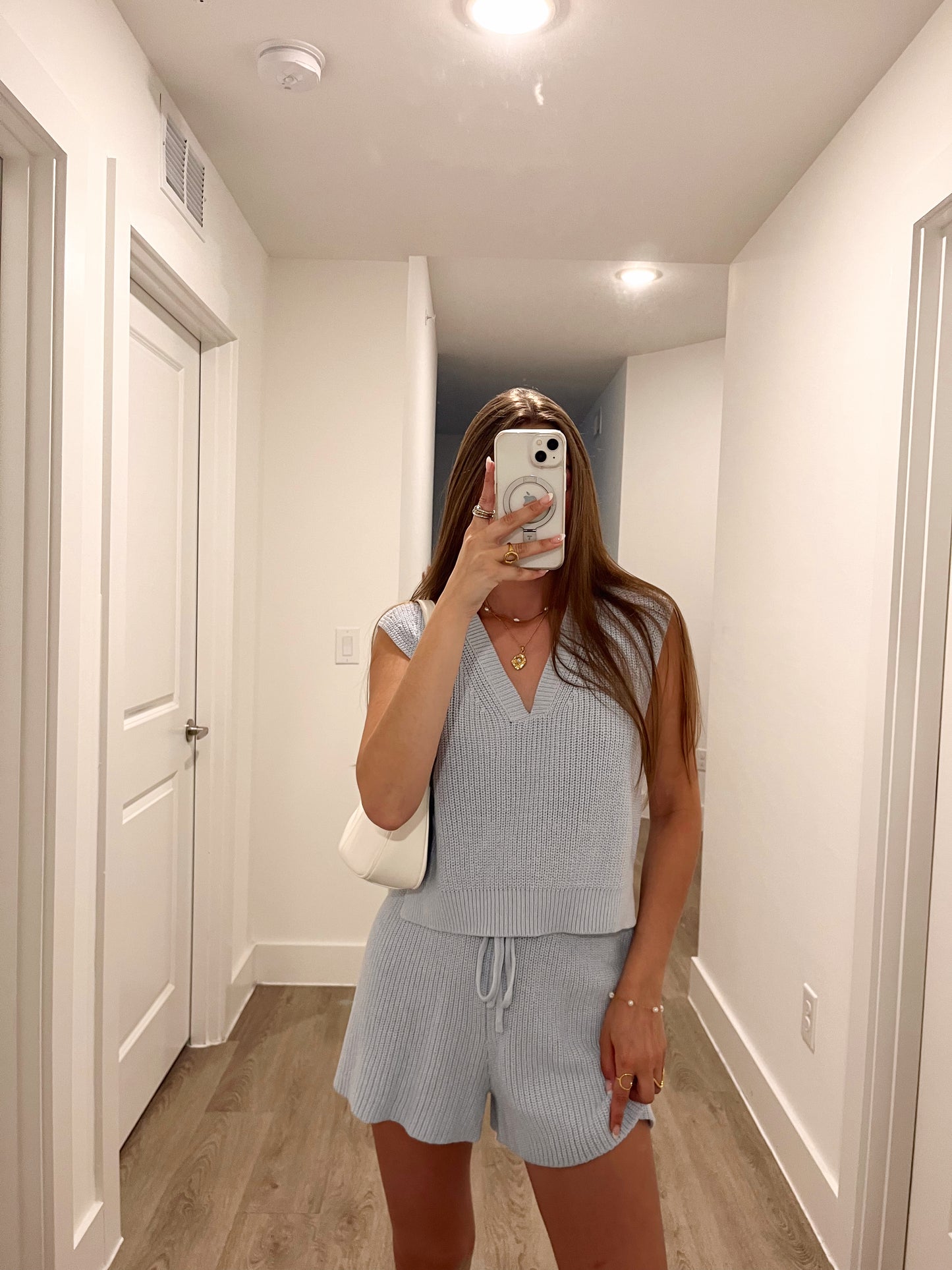 Ocean Blue Knit Set