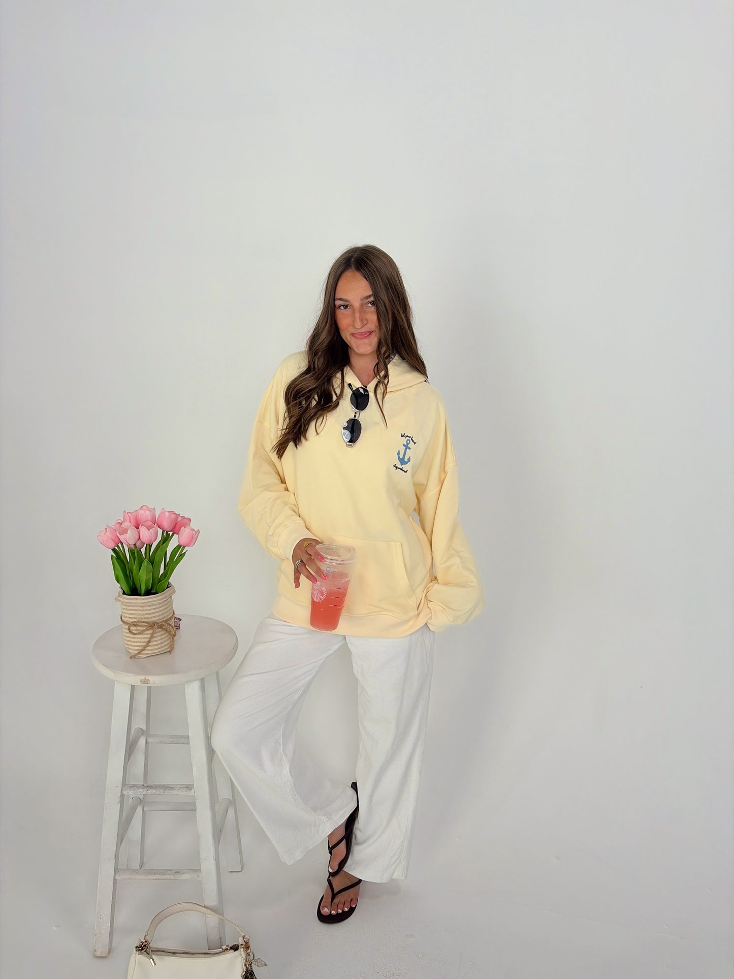 Yellow Patchwork Sweatshirt