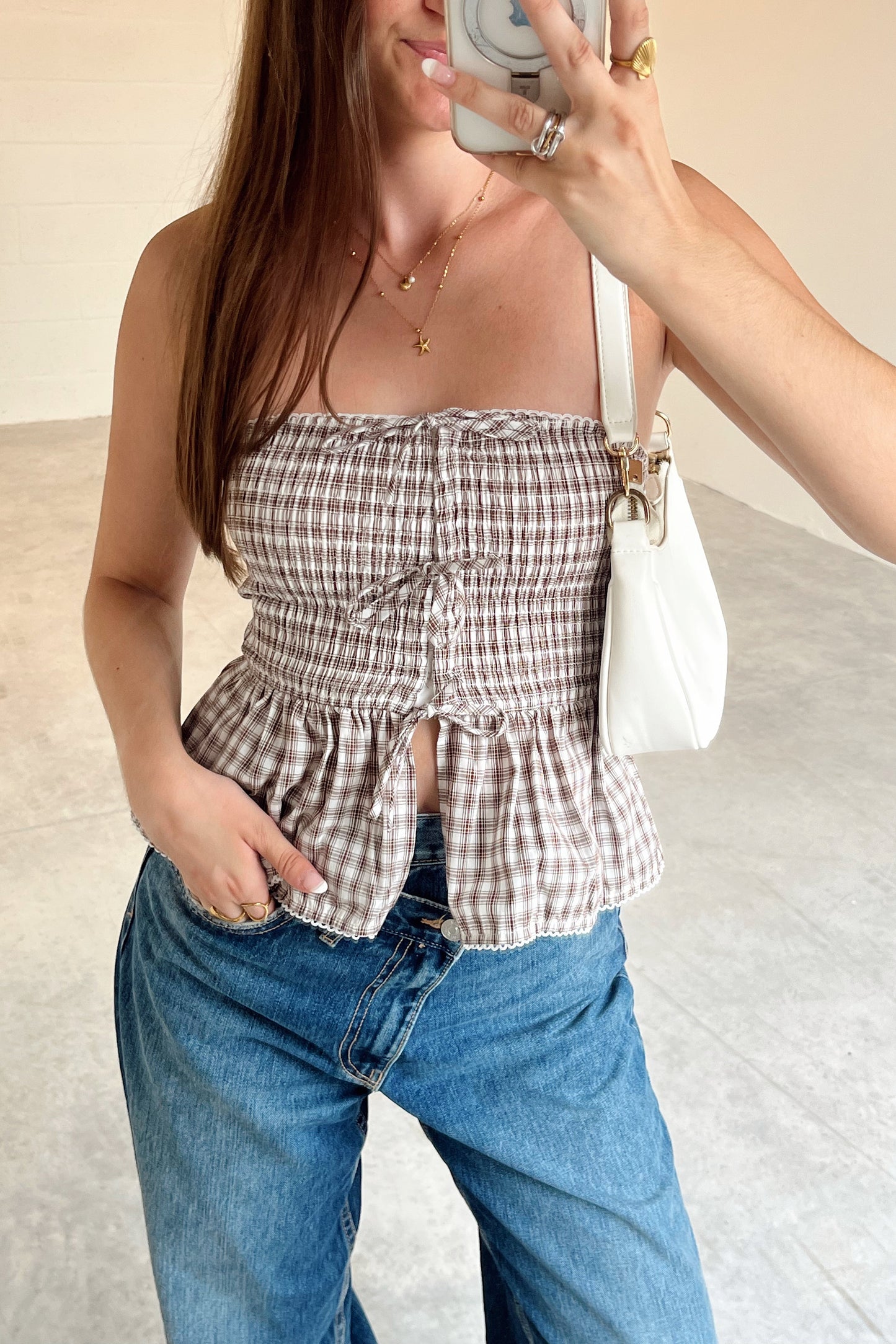 Coco Gingham Top