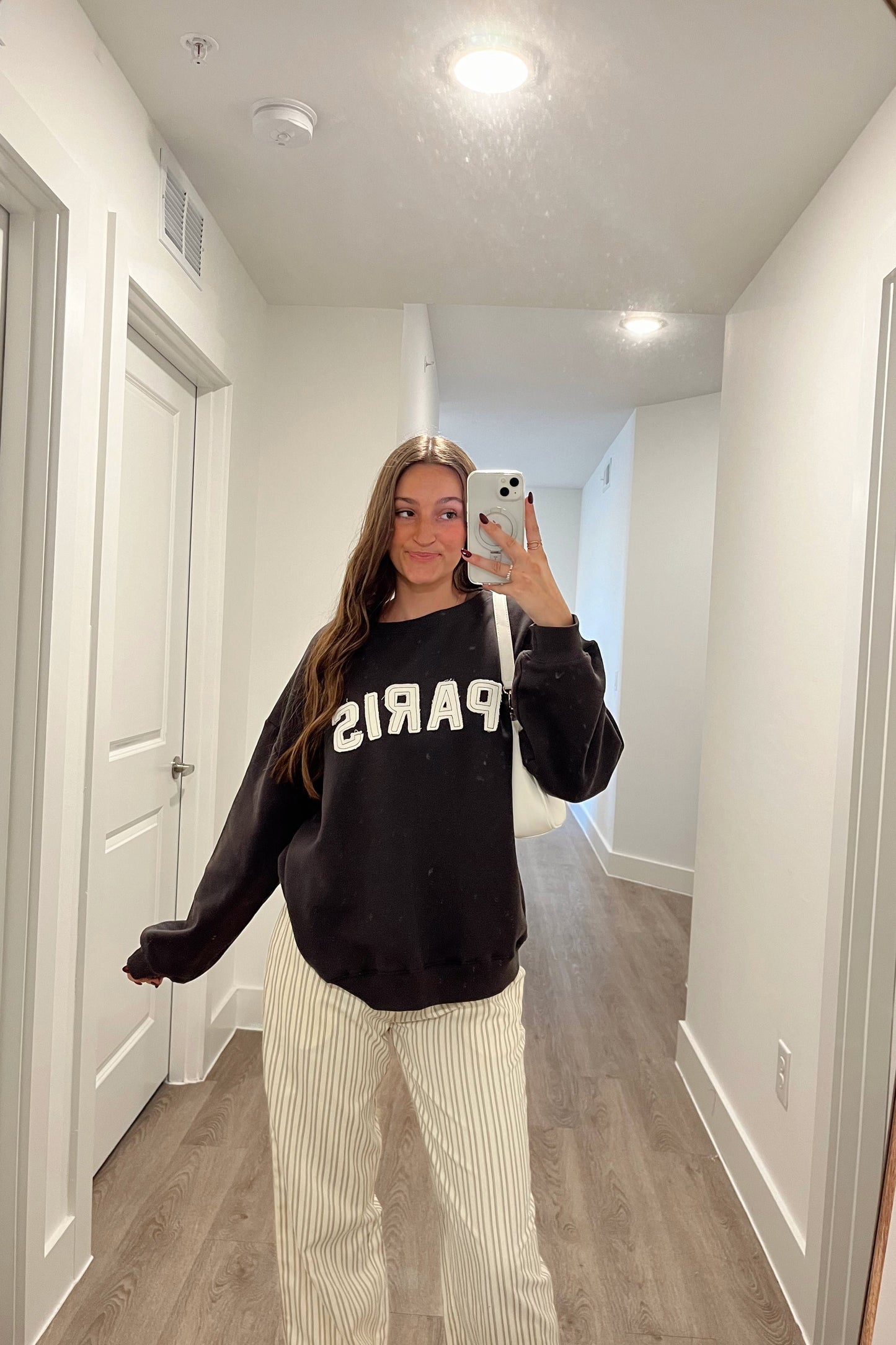 Paris Vintage Patched Crewneck
