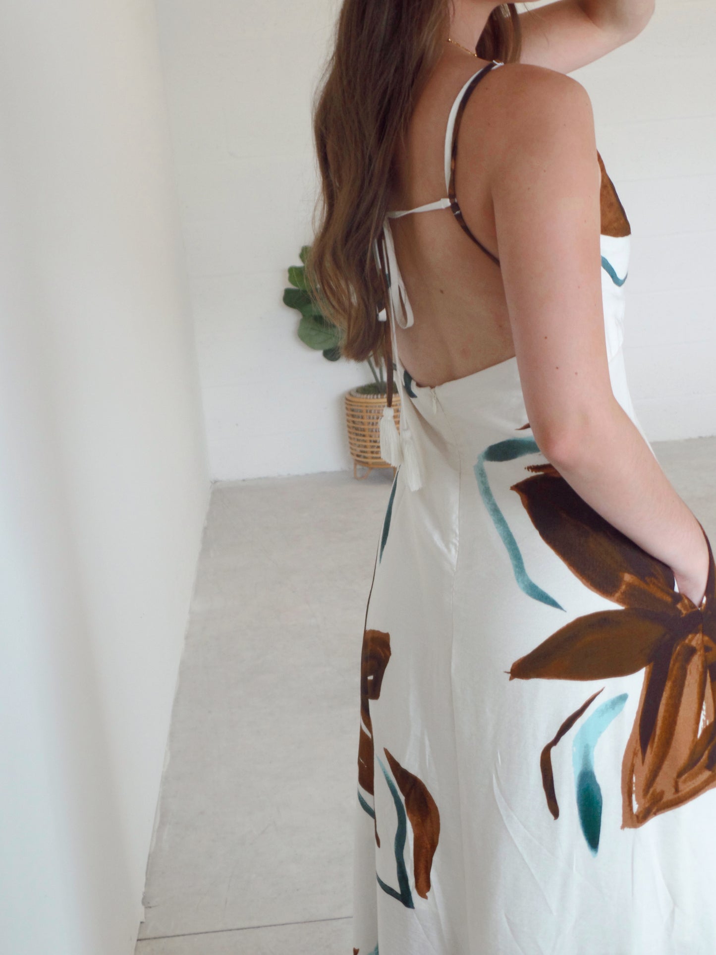 Fallen Petals Maxi Dress