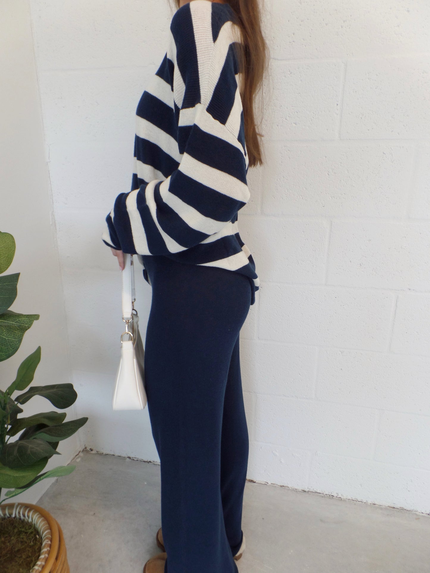 Fall Evenings Knit Stripe Set