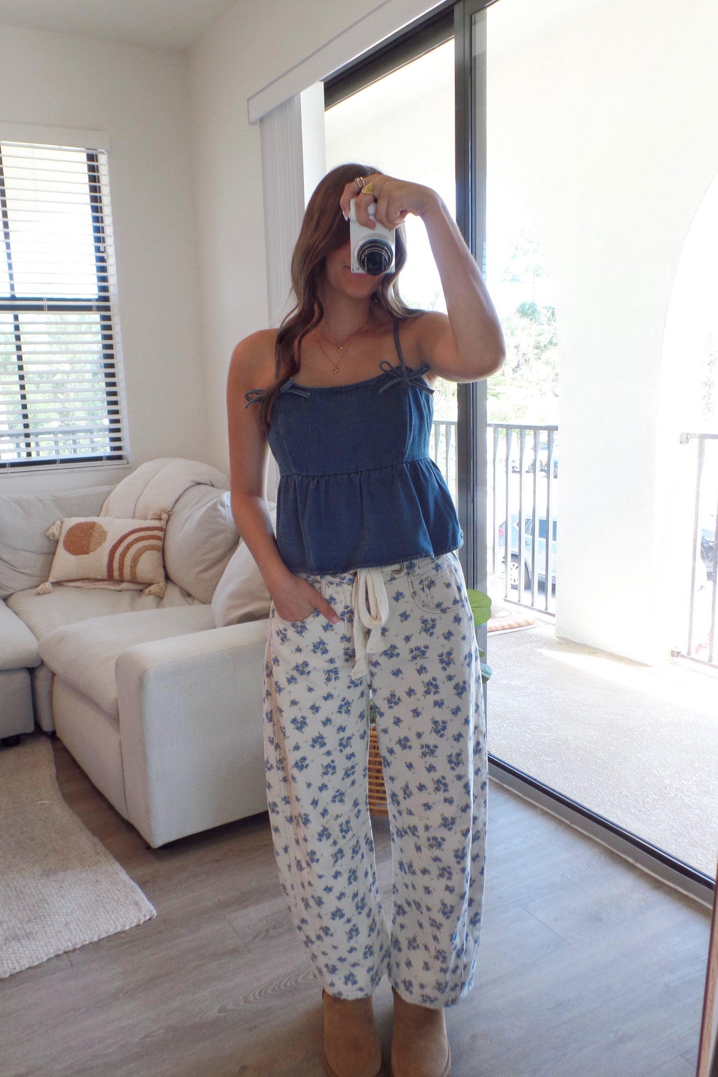 Falling for Fall Denim Top