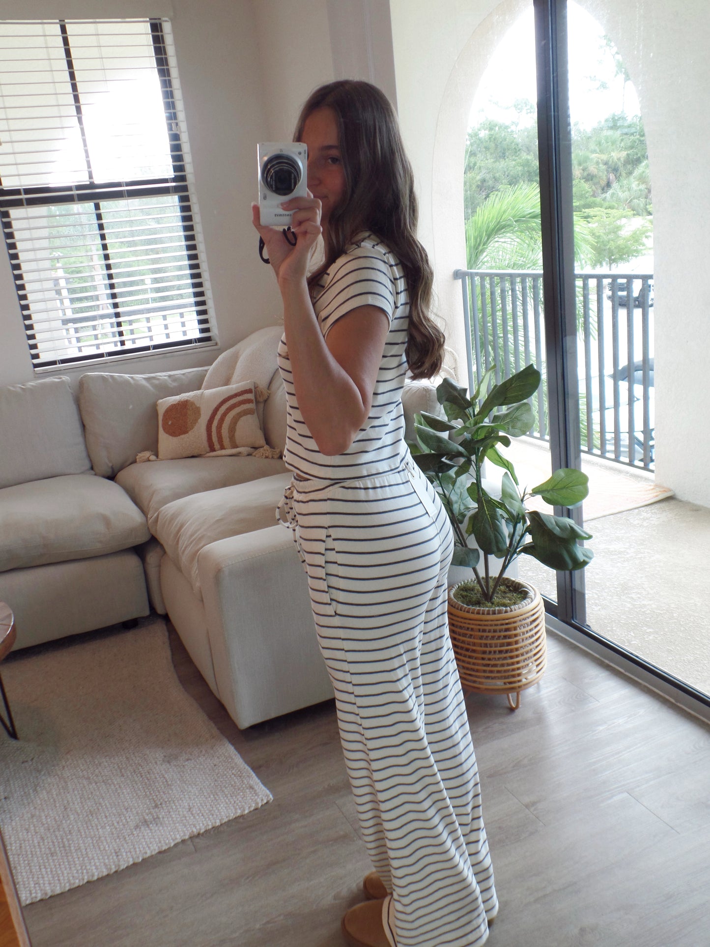 Chai Latte Stripe Set