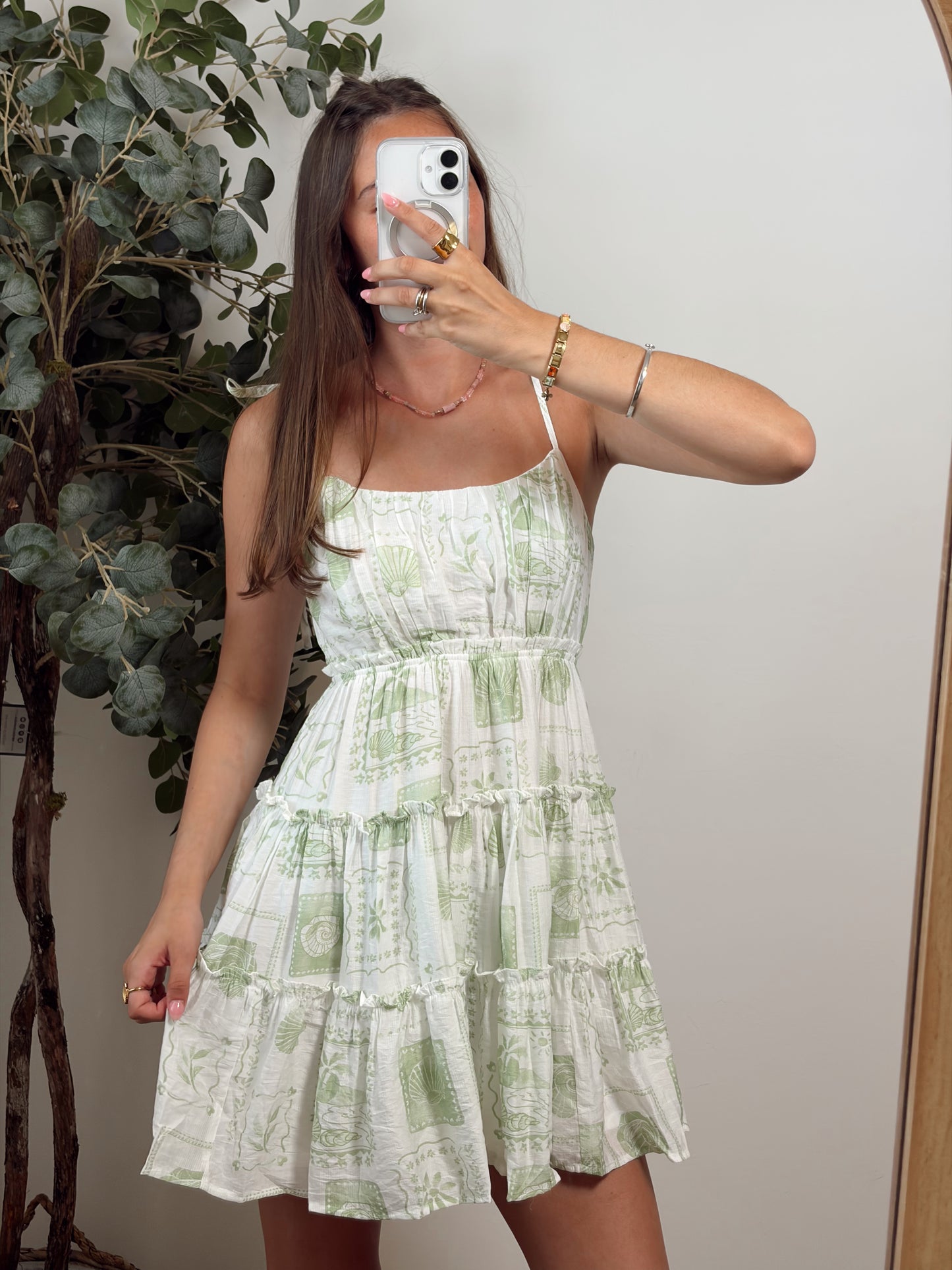 Green Seashell Dress