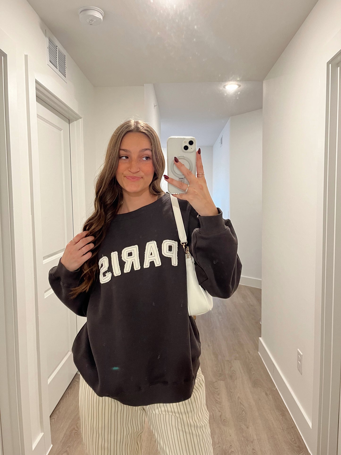 Paris Vintage Patched Crewneck