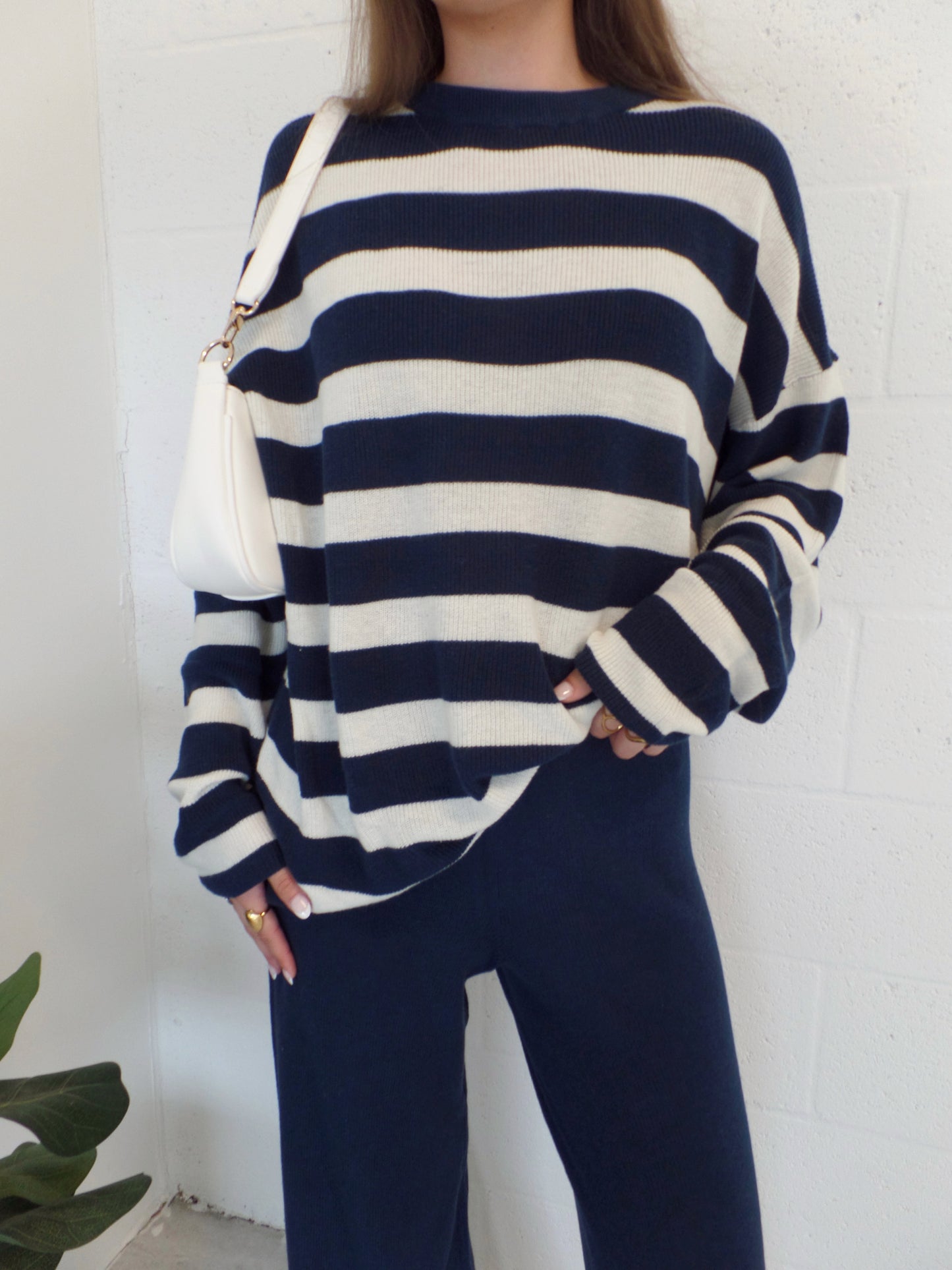 Fall Evenings Knit Stripe Set