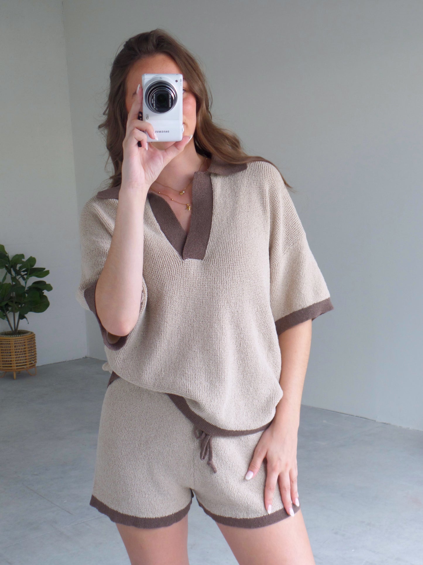 Sweet Caramel Knit Set