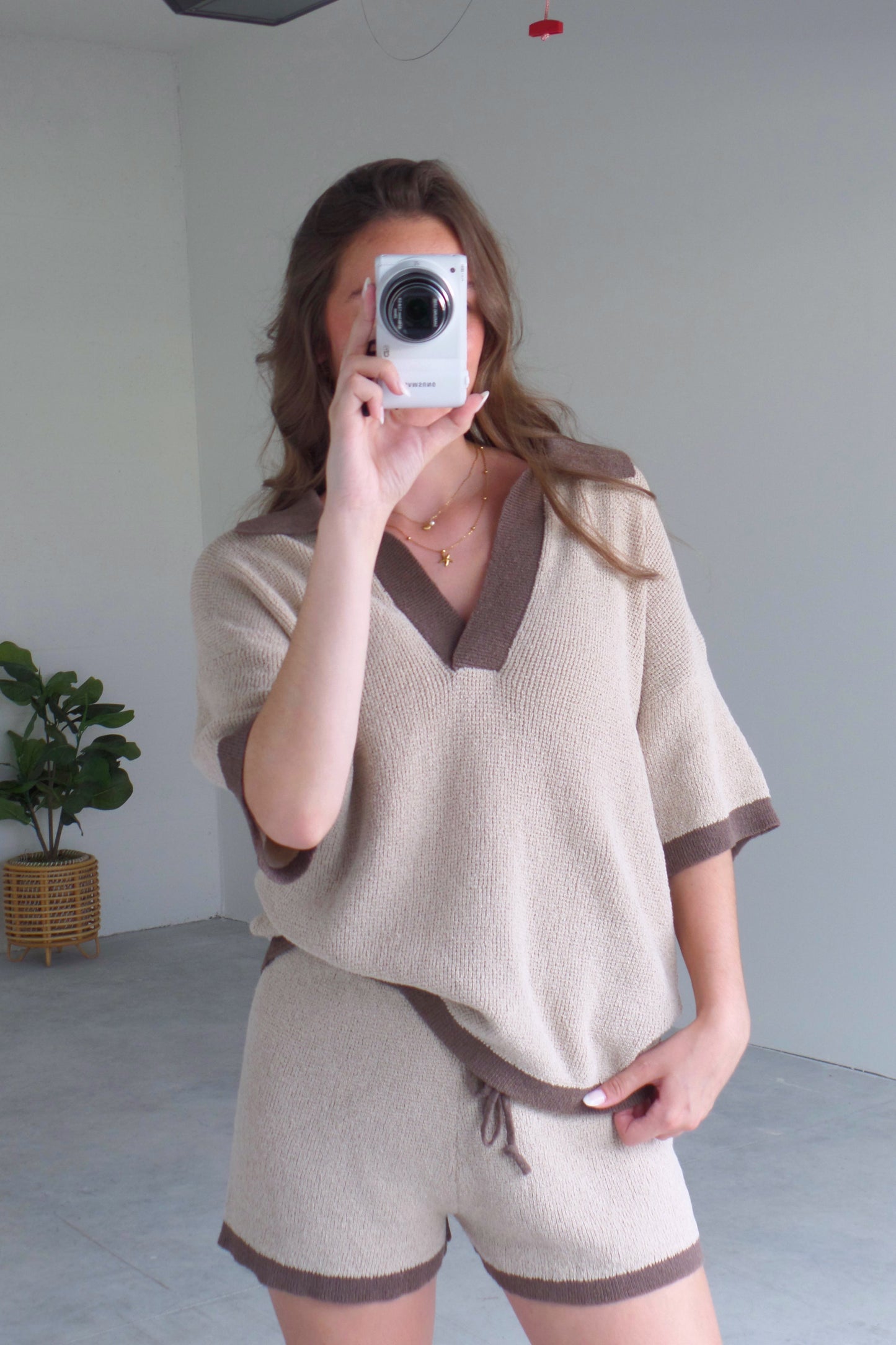 Sweet Caramel Knit Set