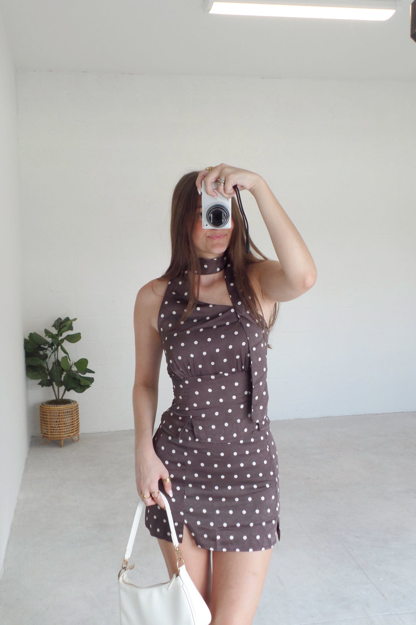 Pretty in Polka-Dot Skirt Set