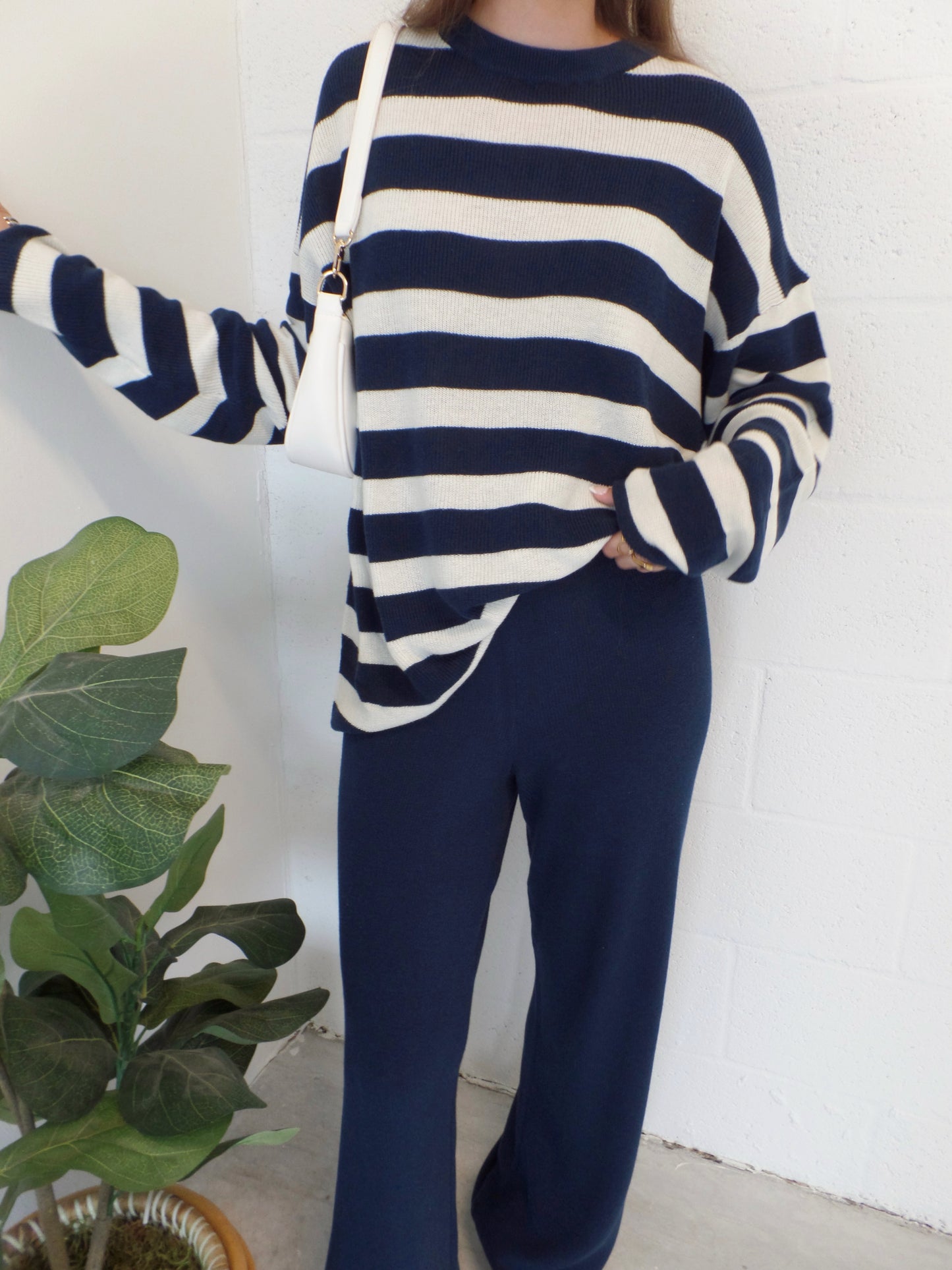 Fall Evenings Knit Stripe Set
