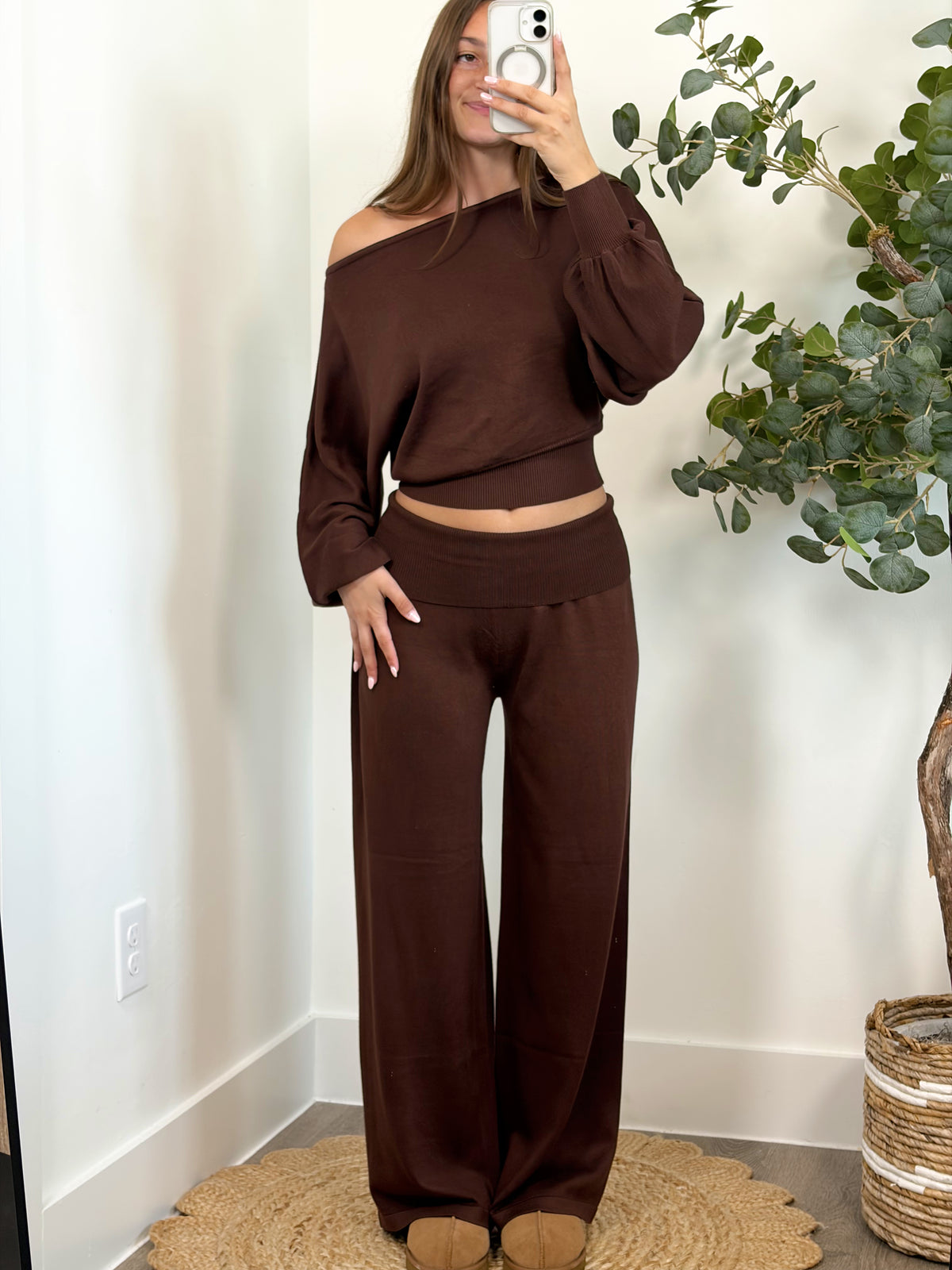 Maple Fold Over Pant Set