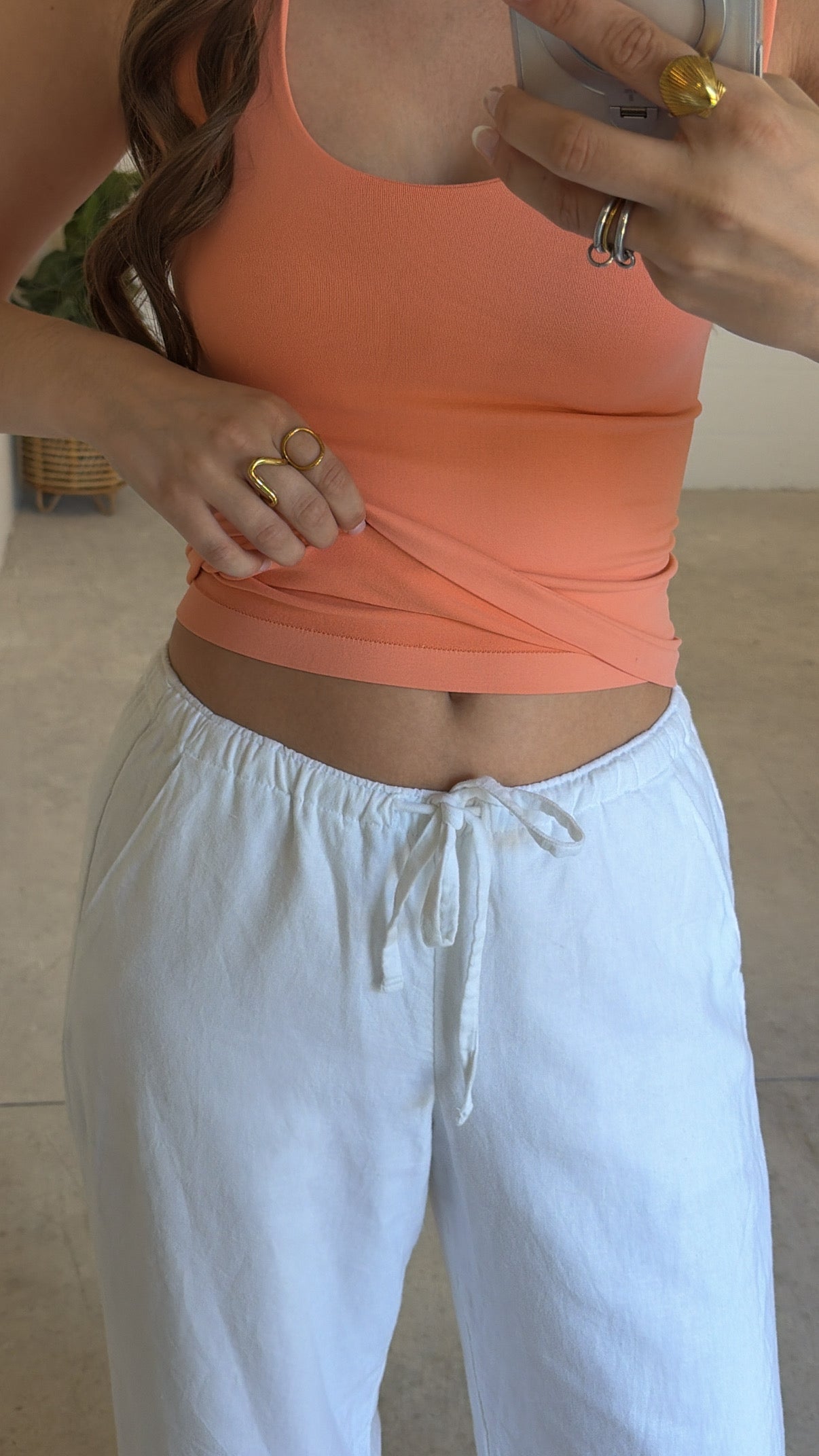 Coral Seamless Tank