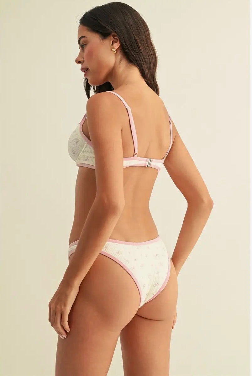 Seaside Floral Bikini Set