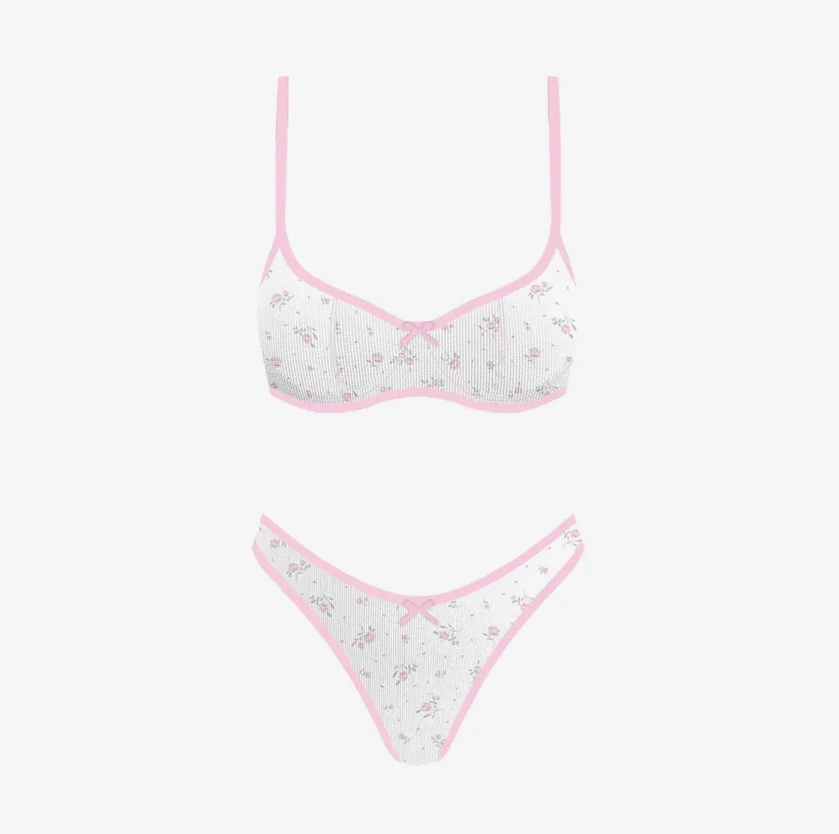 Seaside Floral Bikini Set