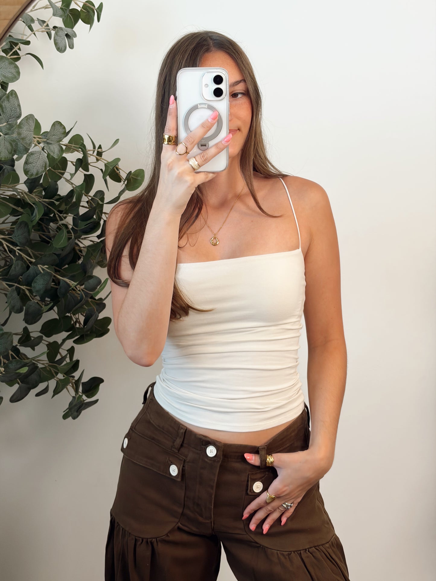 Cream Tank