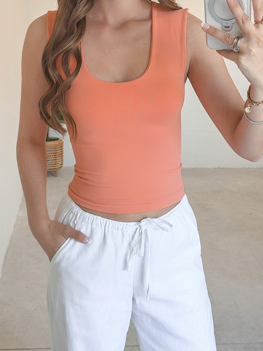 Coral Seamless Tank