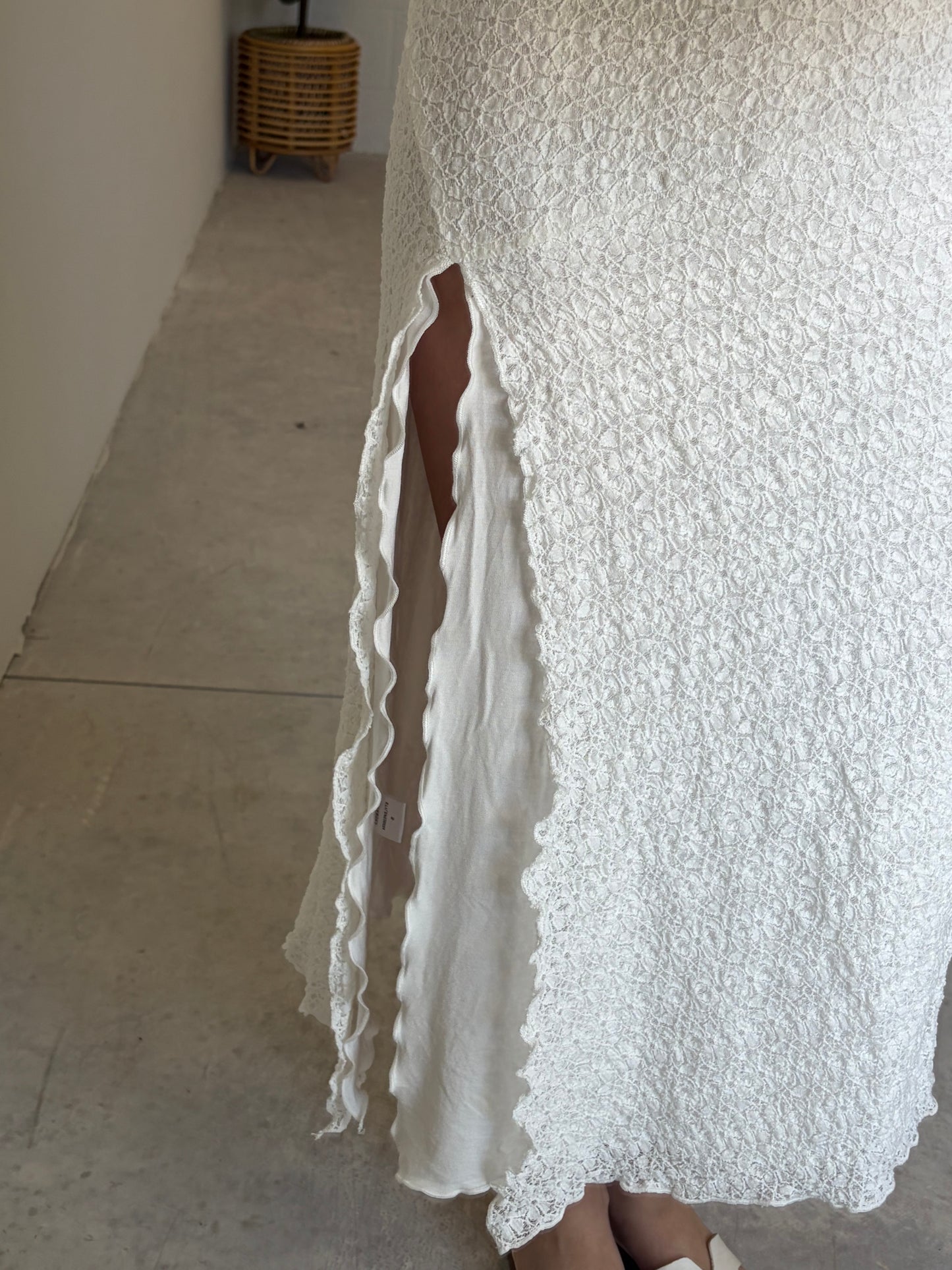 The Sandbar Lace Midi Dress