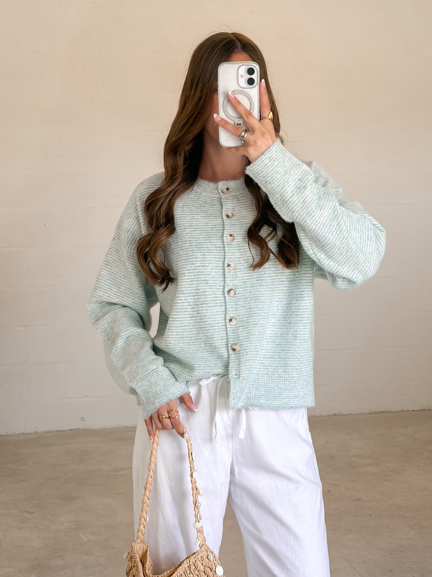 Saltwater Stripe Cardigan
