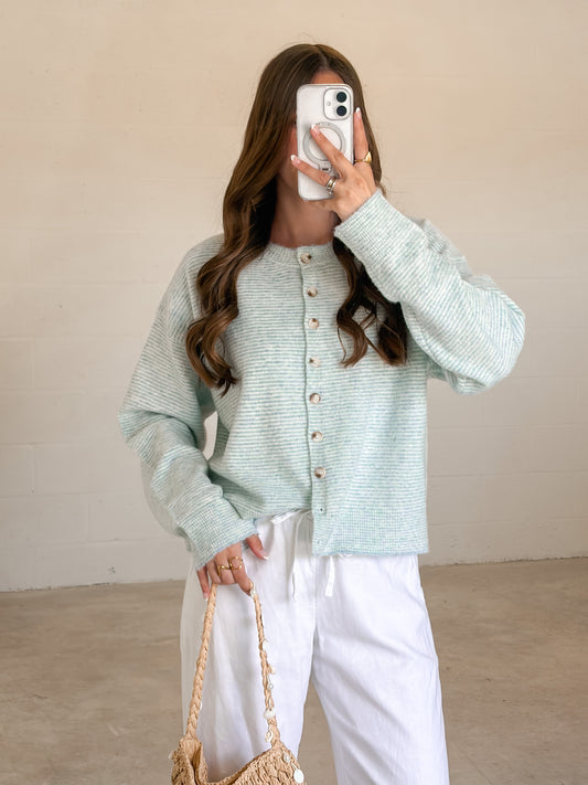 Saltwater Stripe Cardigan