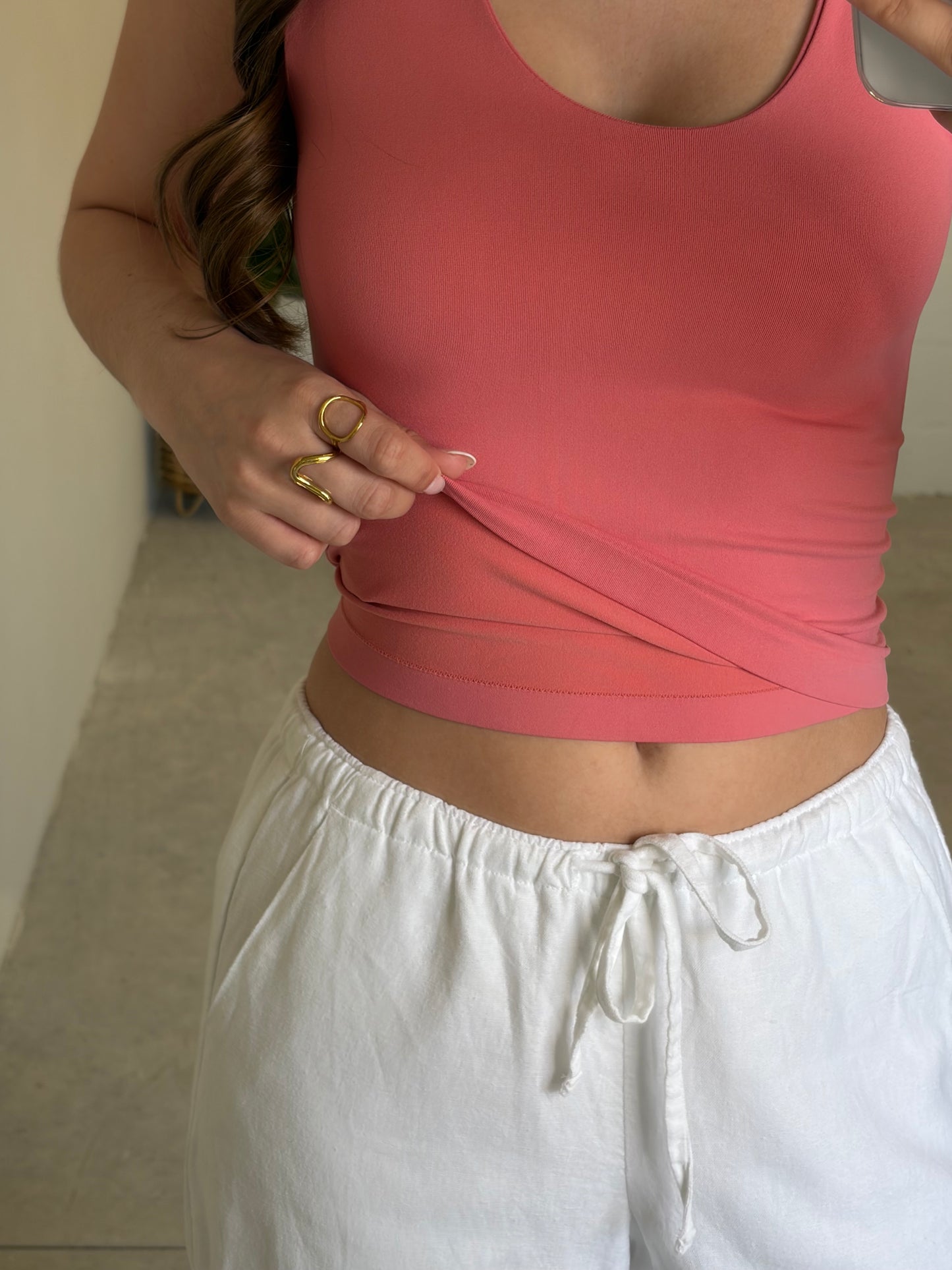 Cherry Seamless Tank