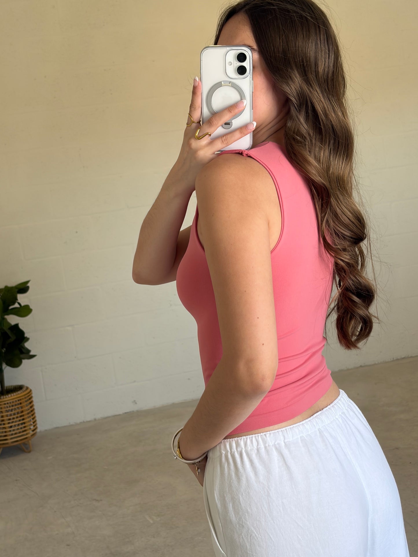 Cherry Seamless Tank