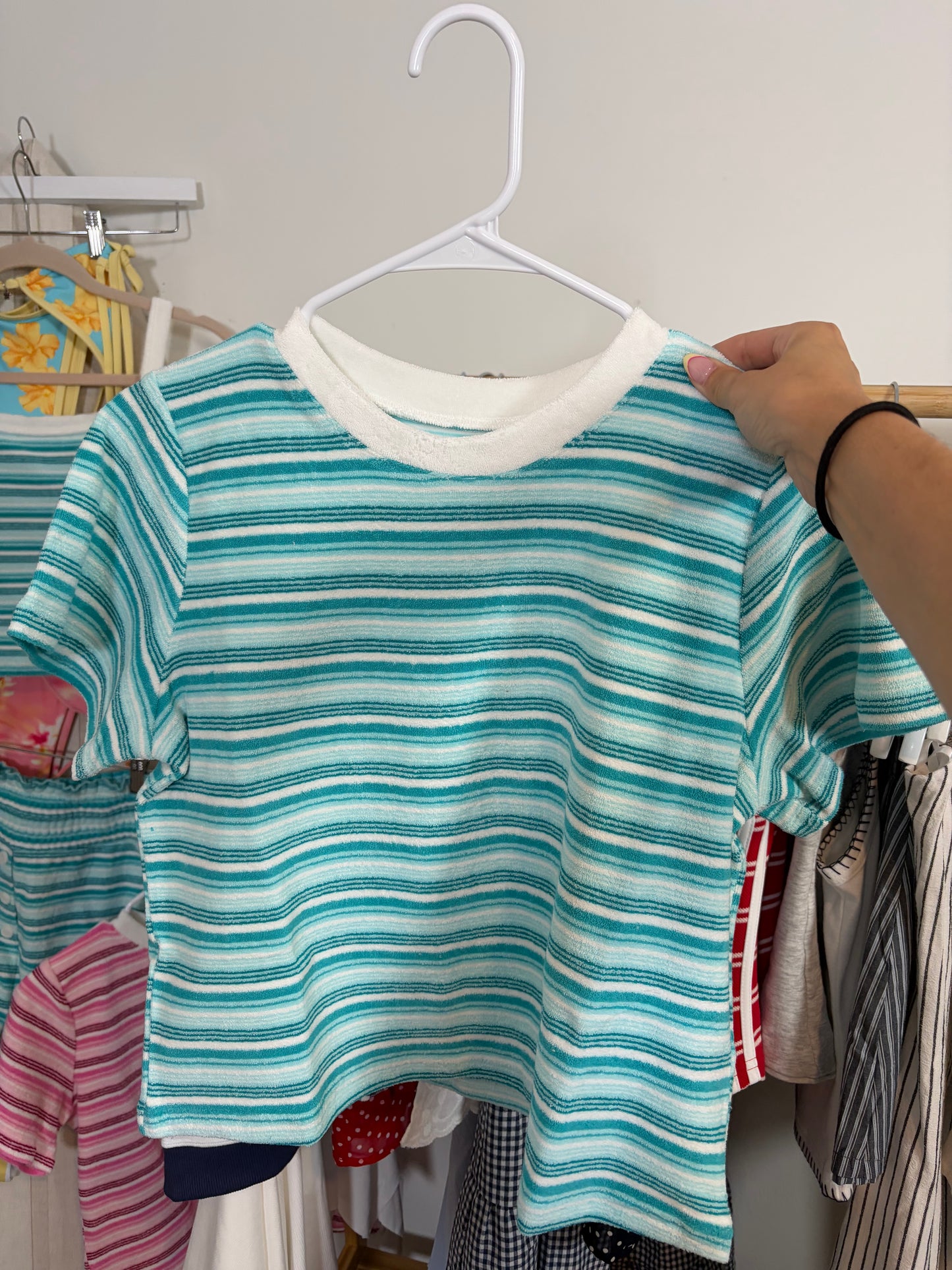 Blue Terry Tee