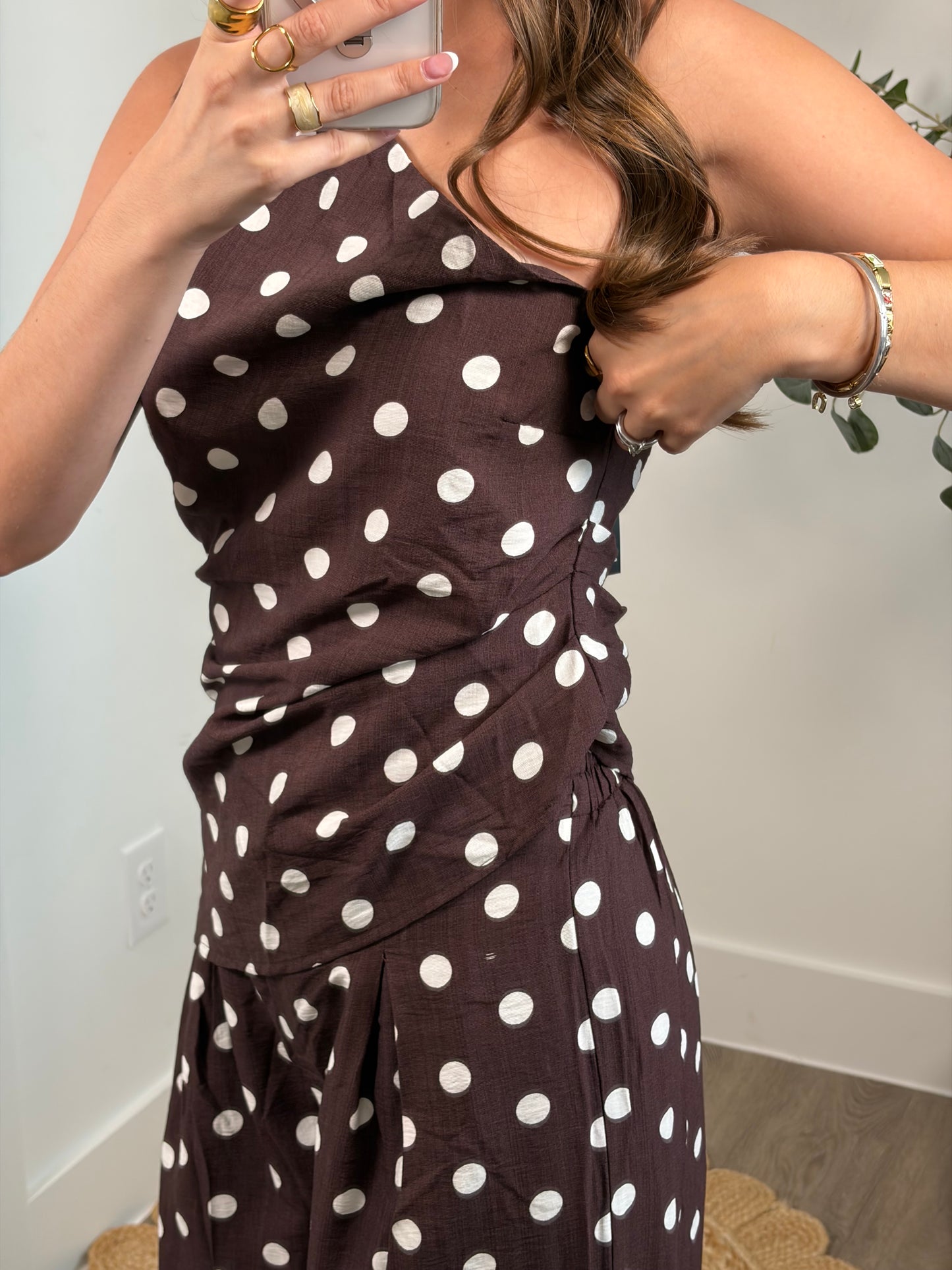 Fall Spotted Pant Set